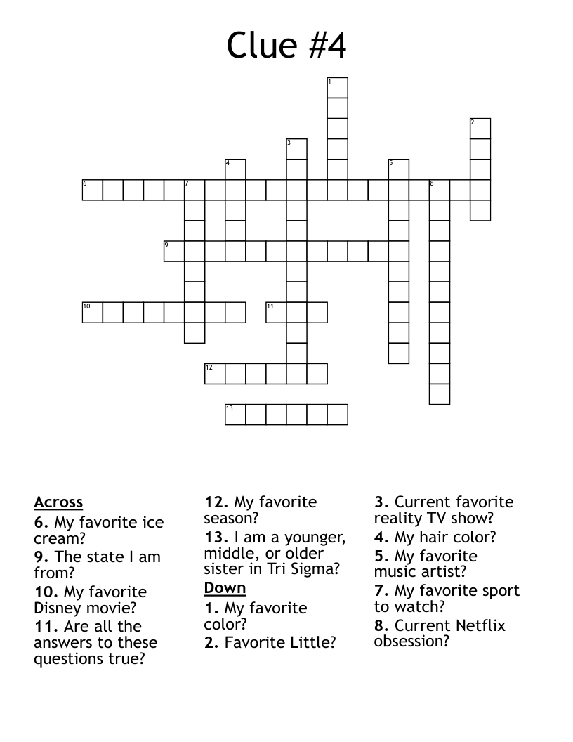 Clue 4 Crossword WordMint
