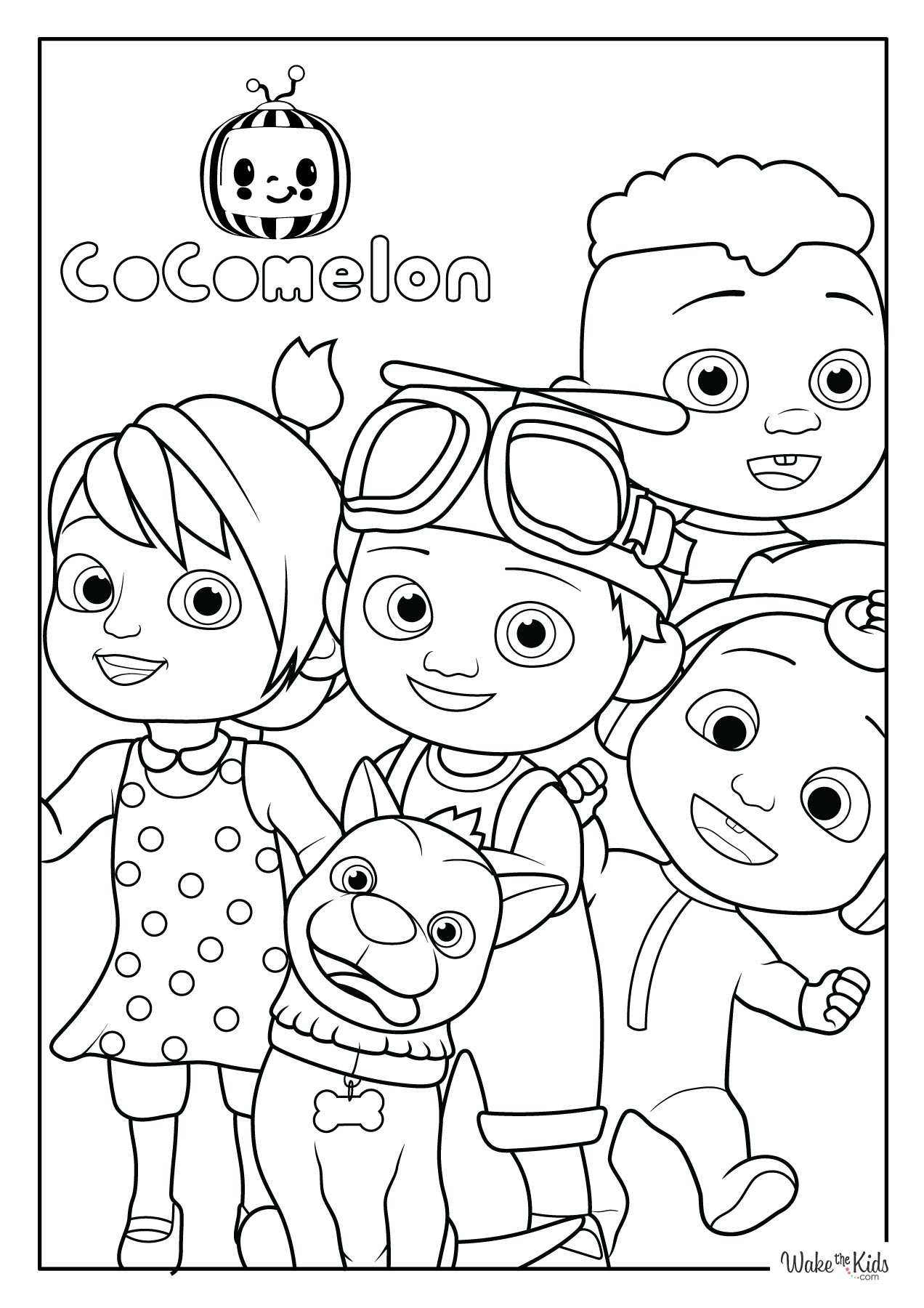 cocomelon color pages cocomelon color pages
