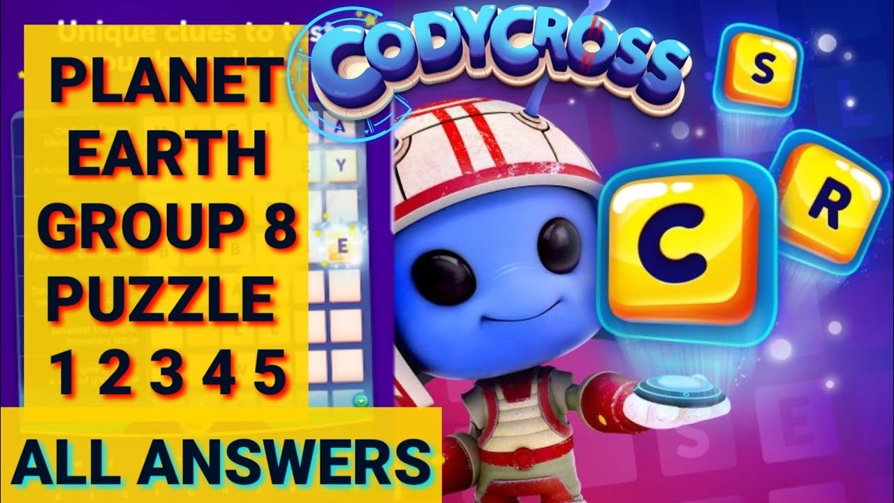 CodyCross Answers Planet Earth Group 8 Puzzle 1 2 3 4 5 Crossword YouTube CodyCross Answers Planet Earth Group 8 Puzzle 1 2 3 4 5 Crossword YouTube