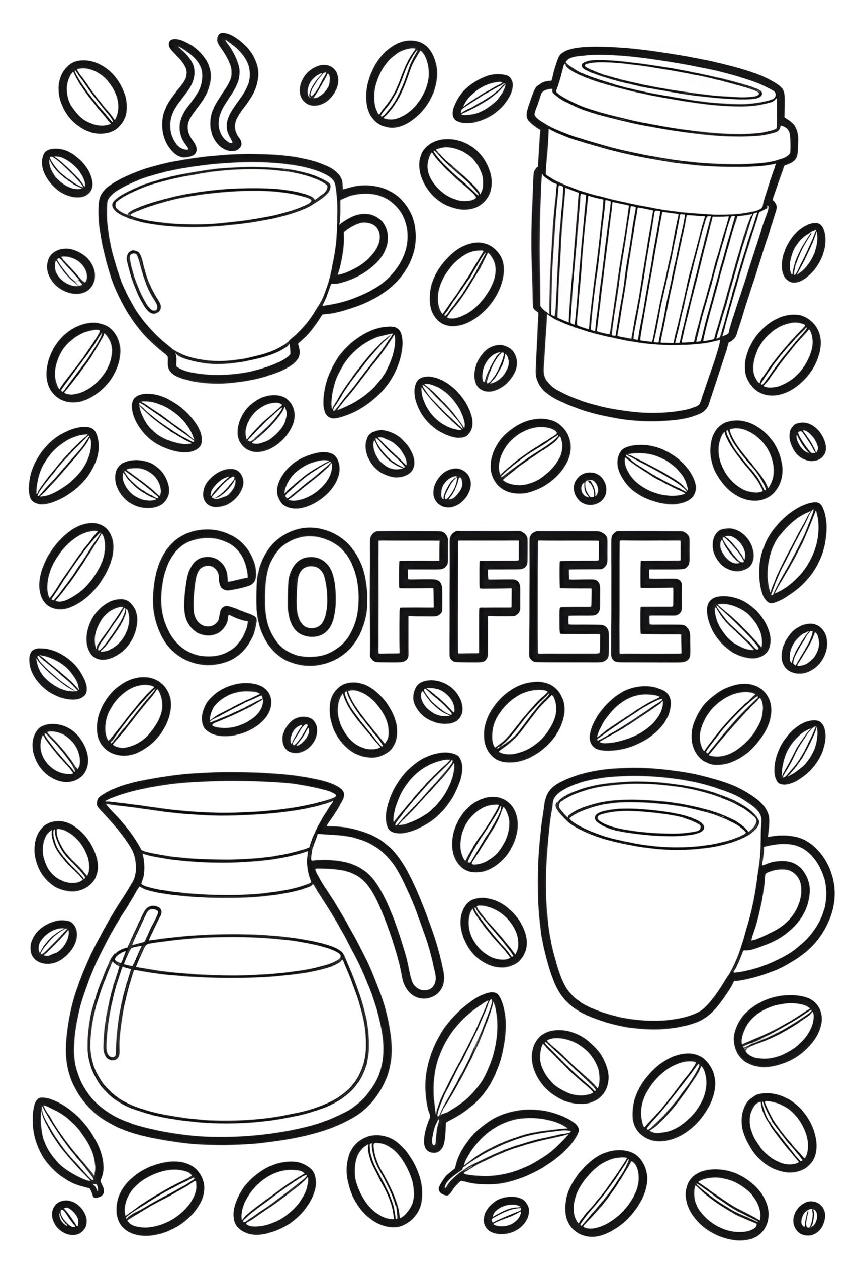 Coffee Coloring Pages Coloring Pages Mimi Panda Coffee Coloring Pages Coloring Pages Mimi Panda