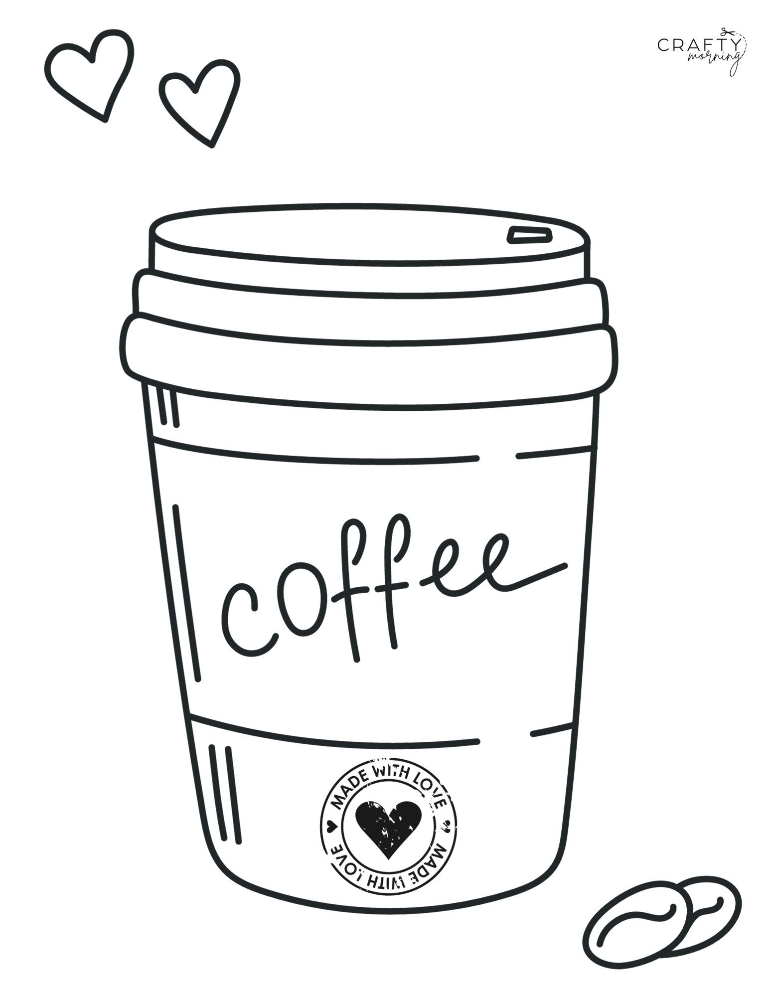 Coffee Coloring Pages To Print Crafty Morning Coffee Coloring Pages To Print Crafty Morning