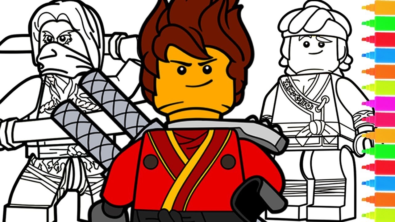 coloring pages ninjago