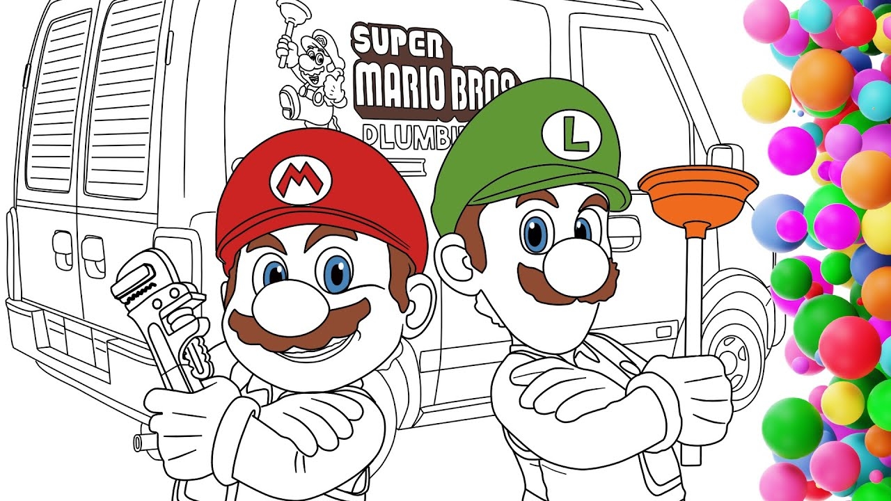 mario luigi coloring pages mario luigi coloring pages