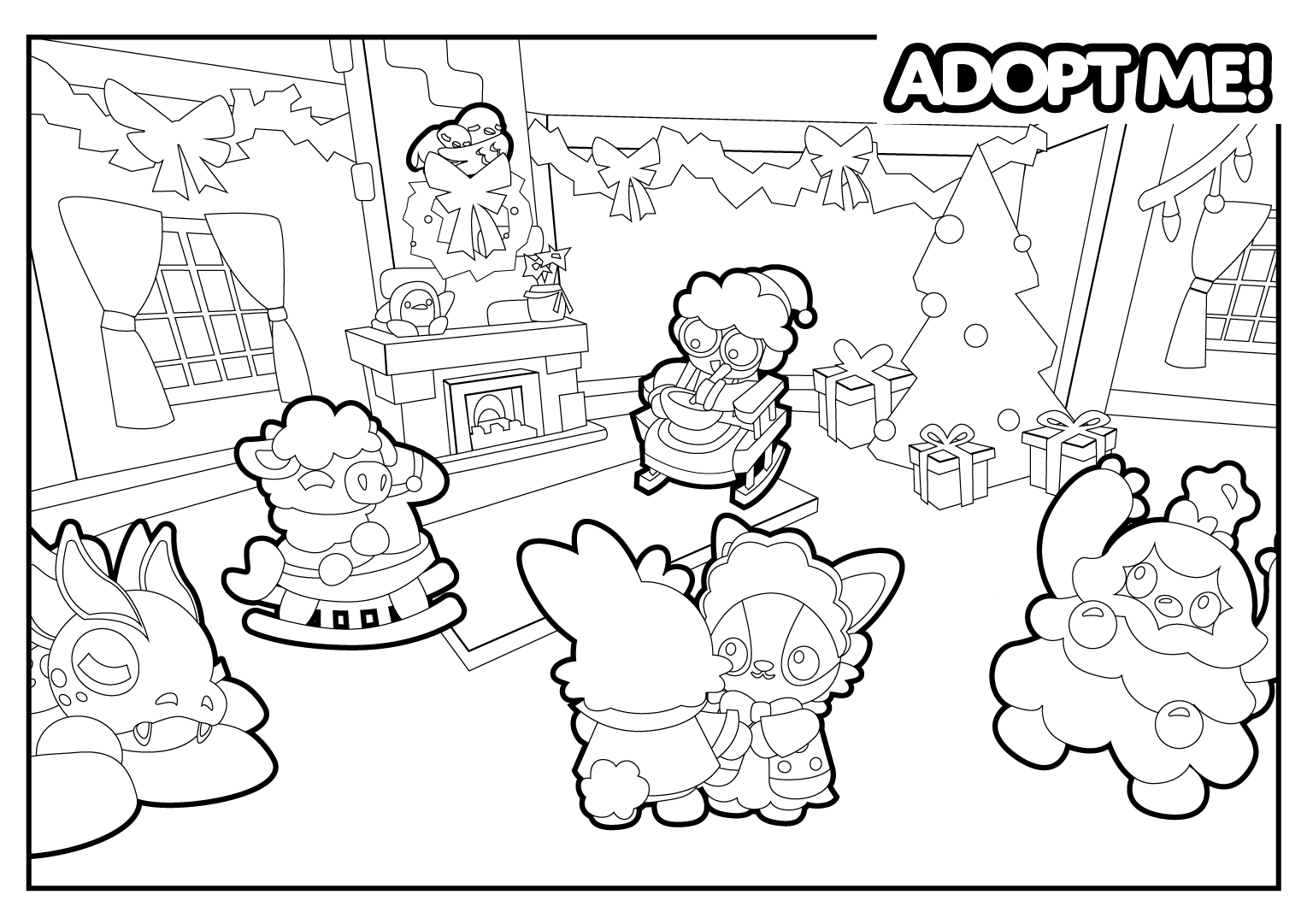adopt me coloring pages adopt me coloring pages