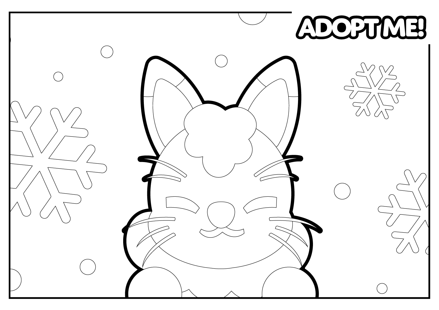 Coloring Pages Adopt Me Coloring Pages Adopt Me
