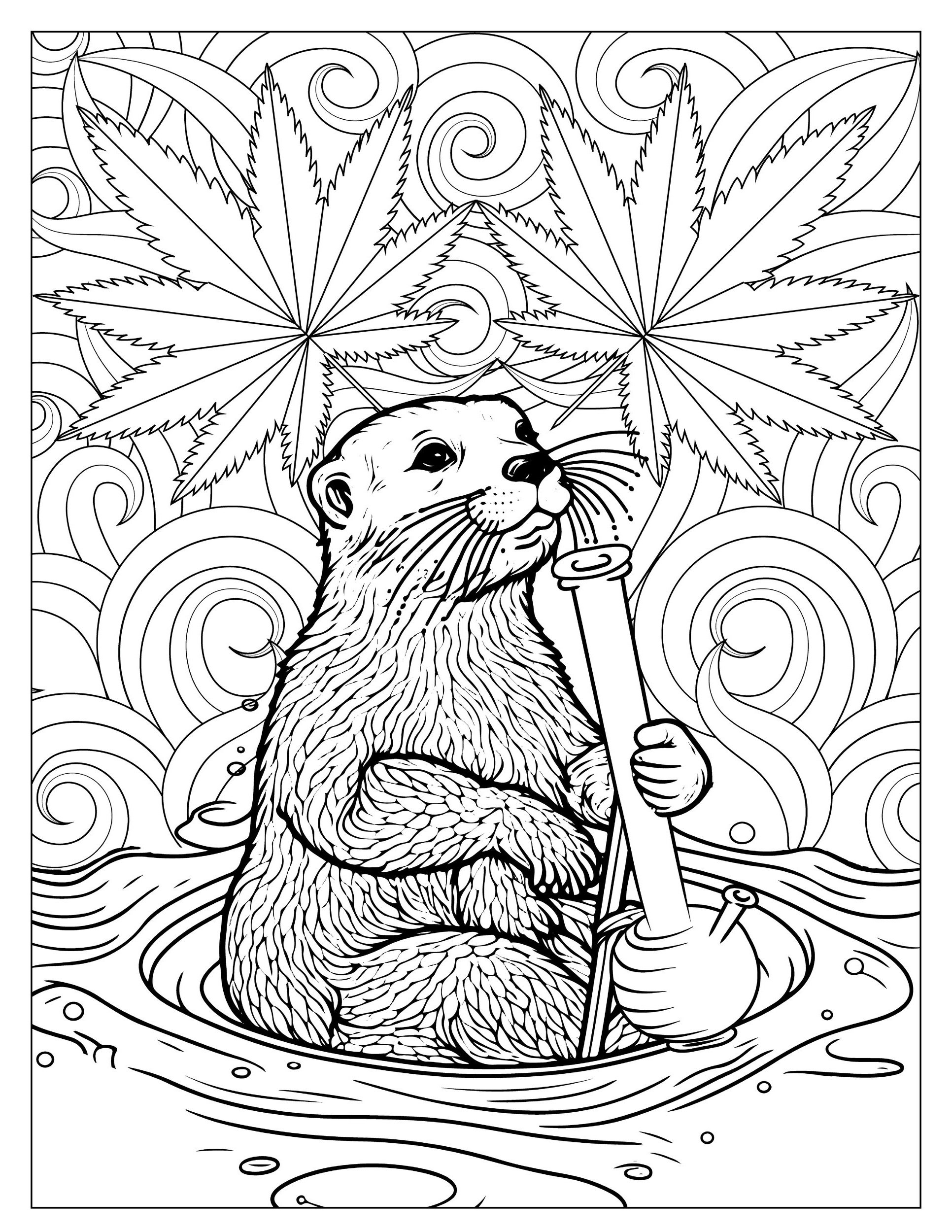 Coloring Pages Free Weed Books