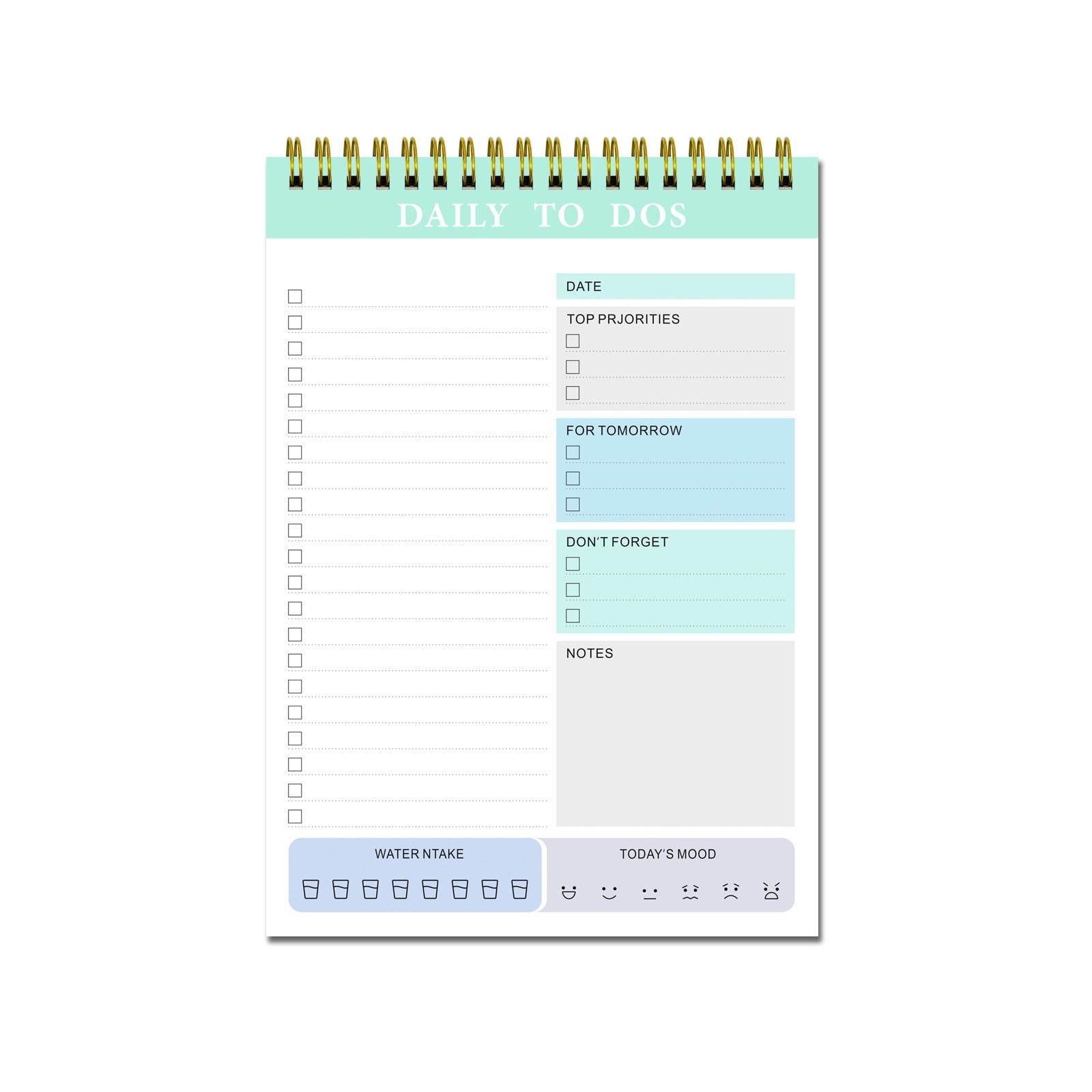 Comefolife To Do List Notepad Daily Planner Notepad Undated 5 83 X 8 27 Planning Pad Checklist Productivity Note Pad For Work And Personal Organized 1 Pcs Walmart