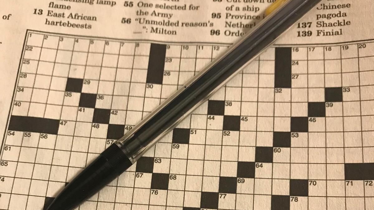 german article crossword
