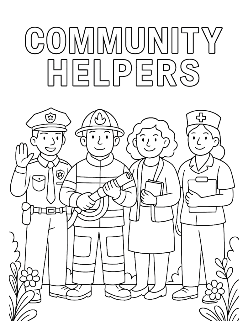 Community Helpers Coloring Book Best Coloring Pages For Kids Community Helpers Coloring Book Best Coloring Pages For Kids