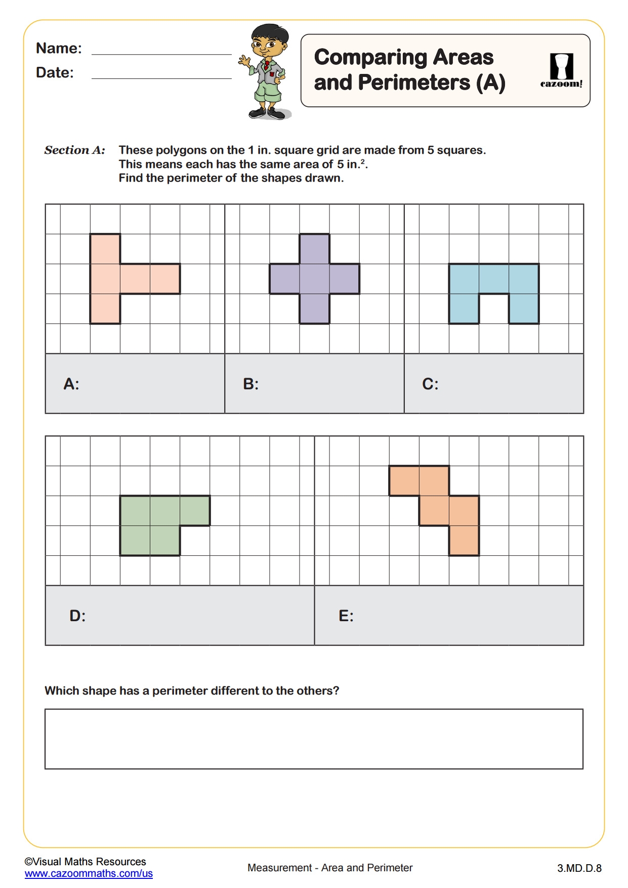 area and perimeter worksheets