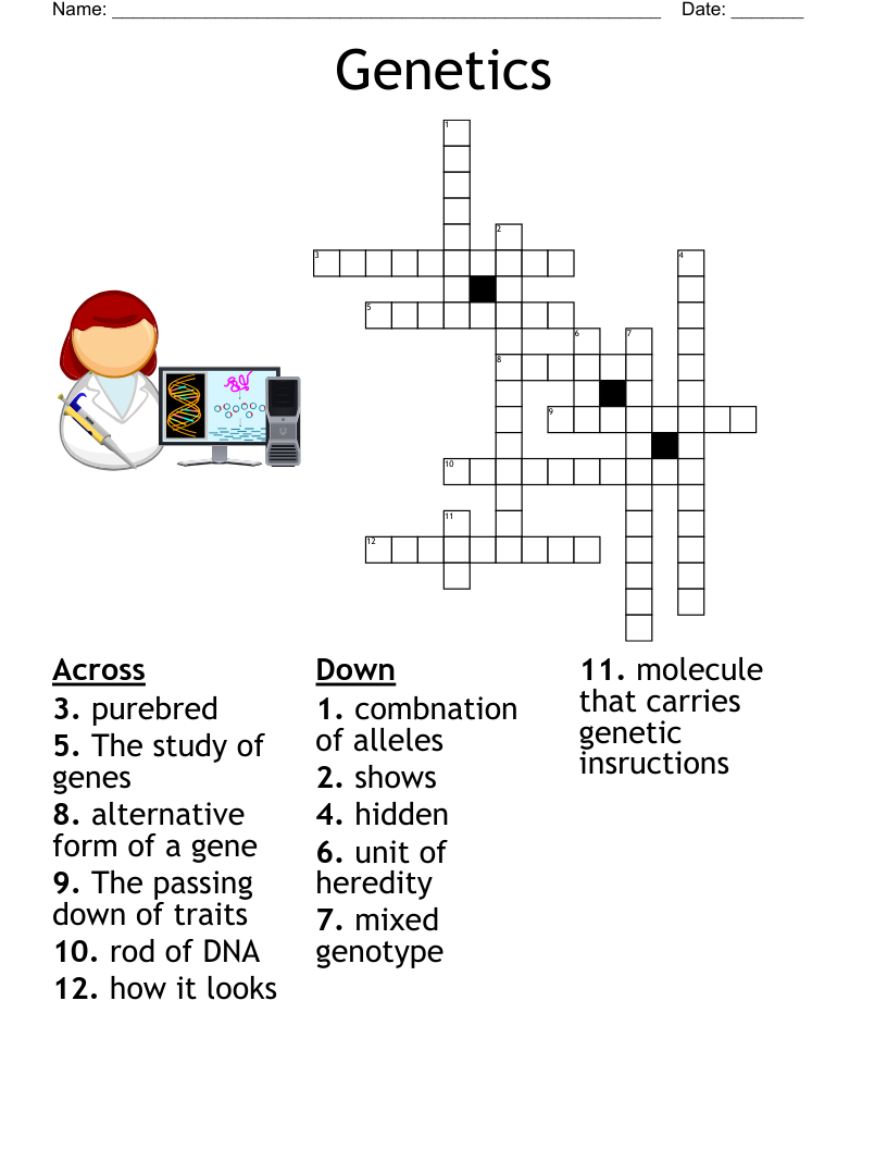 Complex Trait Mapping Knowledge Made Easy Crossword WordMint