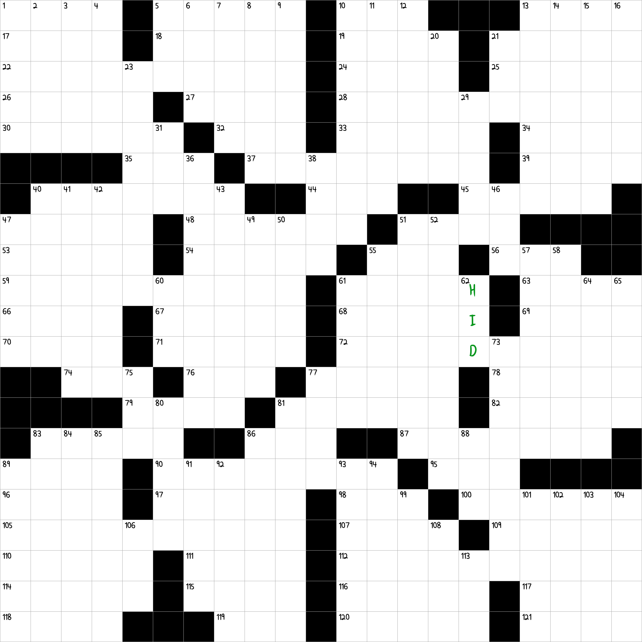 Concealed NYT Crossword Clue December 29 2024