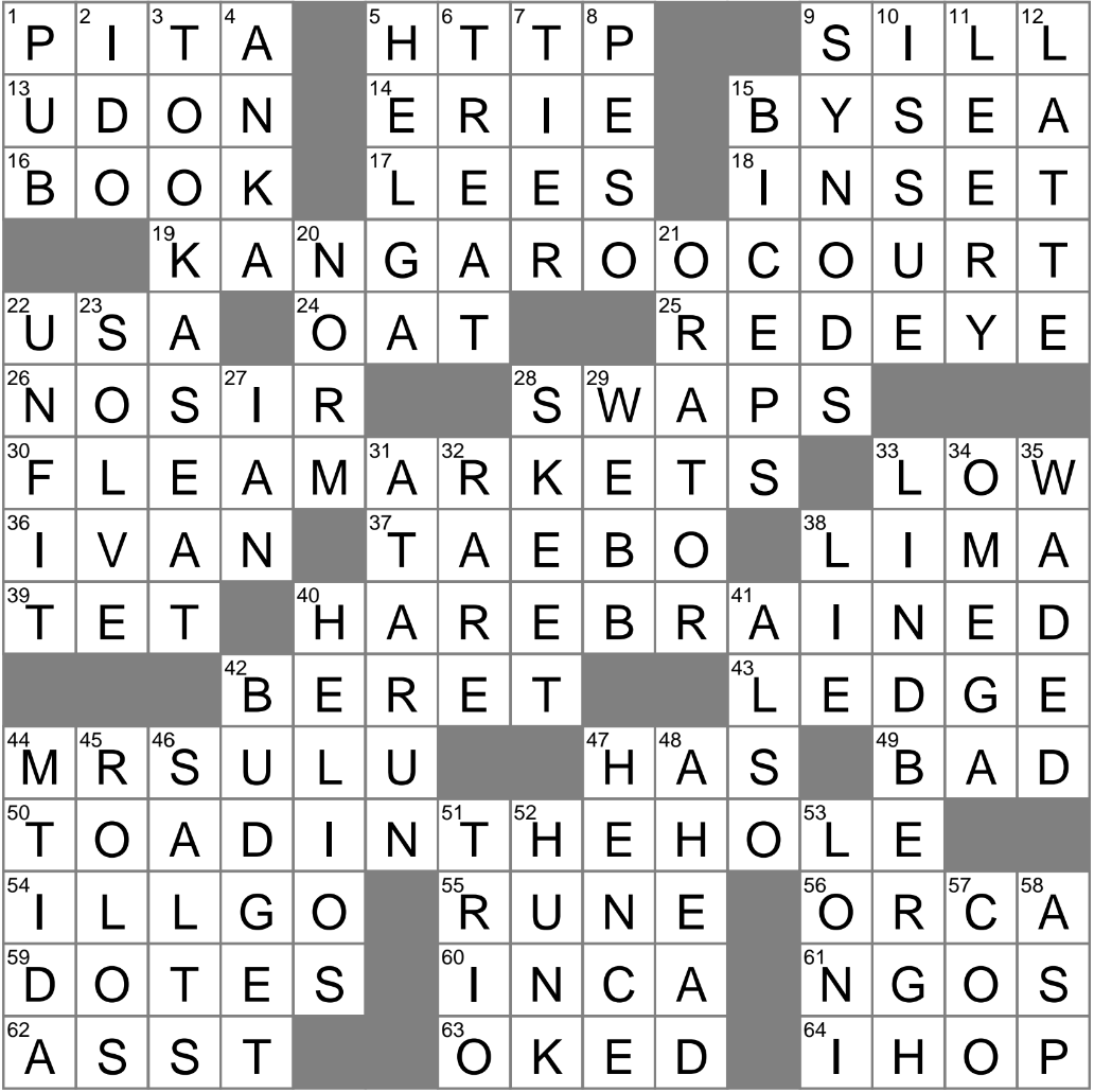 highlander crossword clue