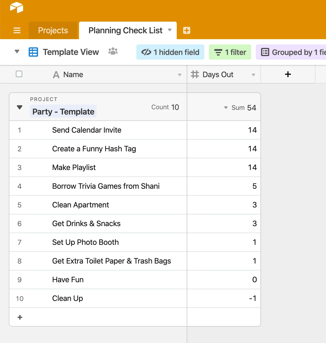 Creating Tasks From A Template Airtable Community
