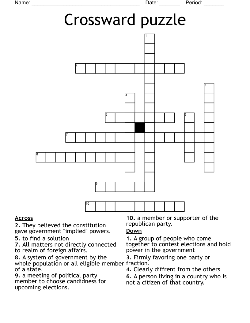 Crossward Puzzle Crossword WordMint Crossward Puzzle Crossword WordMint