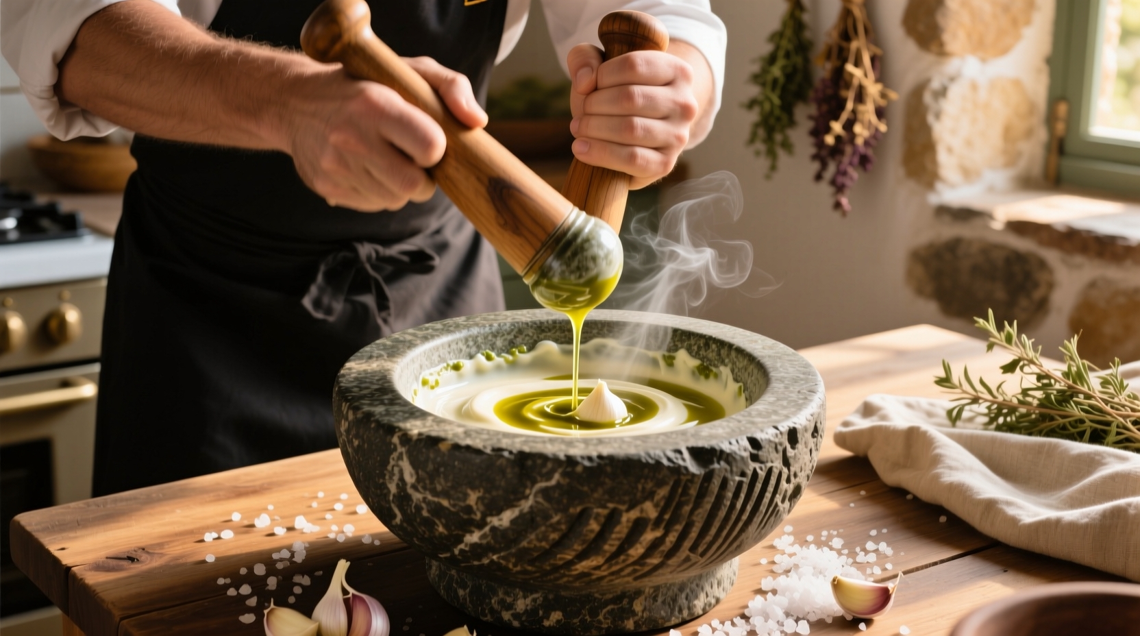 garlicky mayo crossword clue