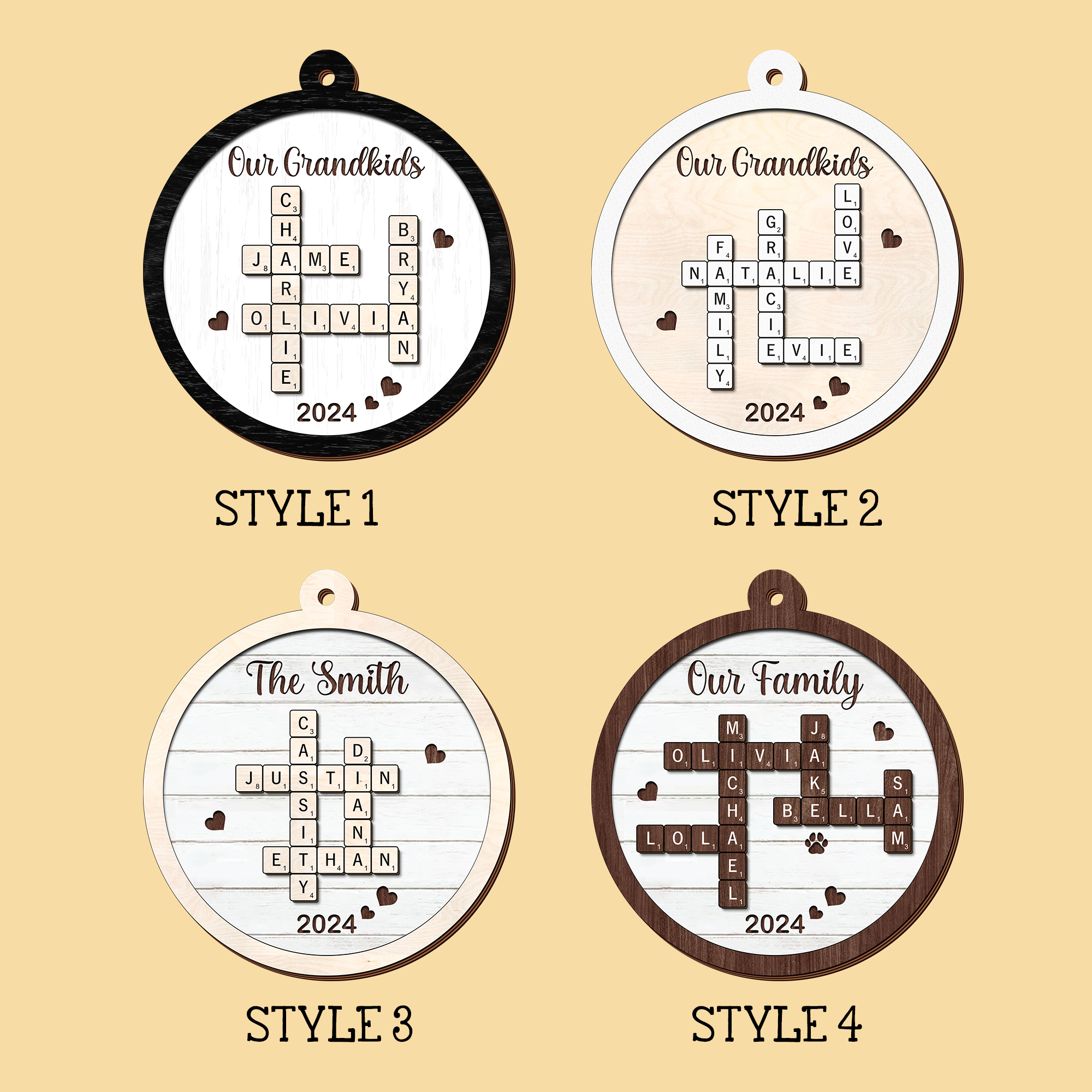 Crossword Puzzle Ornament Crossword Puzzle 2 layer Personalized Laser Cut Wood Christmas Pawfect House Crossword Puzzle Ornament Crossword Puzzle 2 layer Personalized Laser Cut Wood Christmas Pawfect House