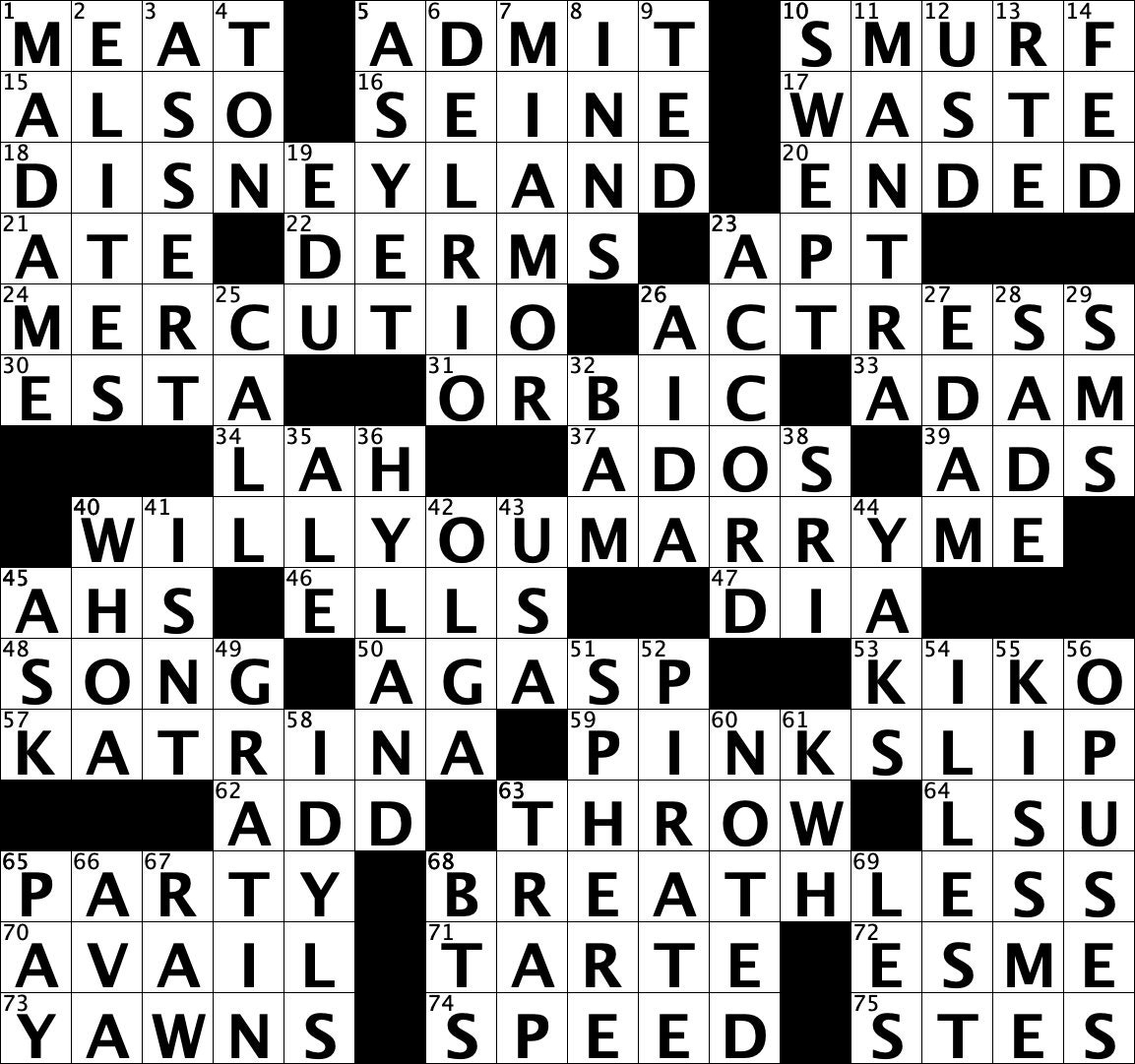 Custom Crossword Puzzle By New York Times Constructor For Birthday Anniversary Proposal Wedding Etsy