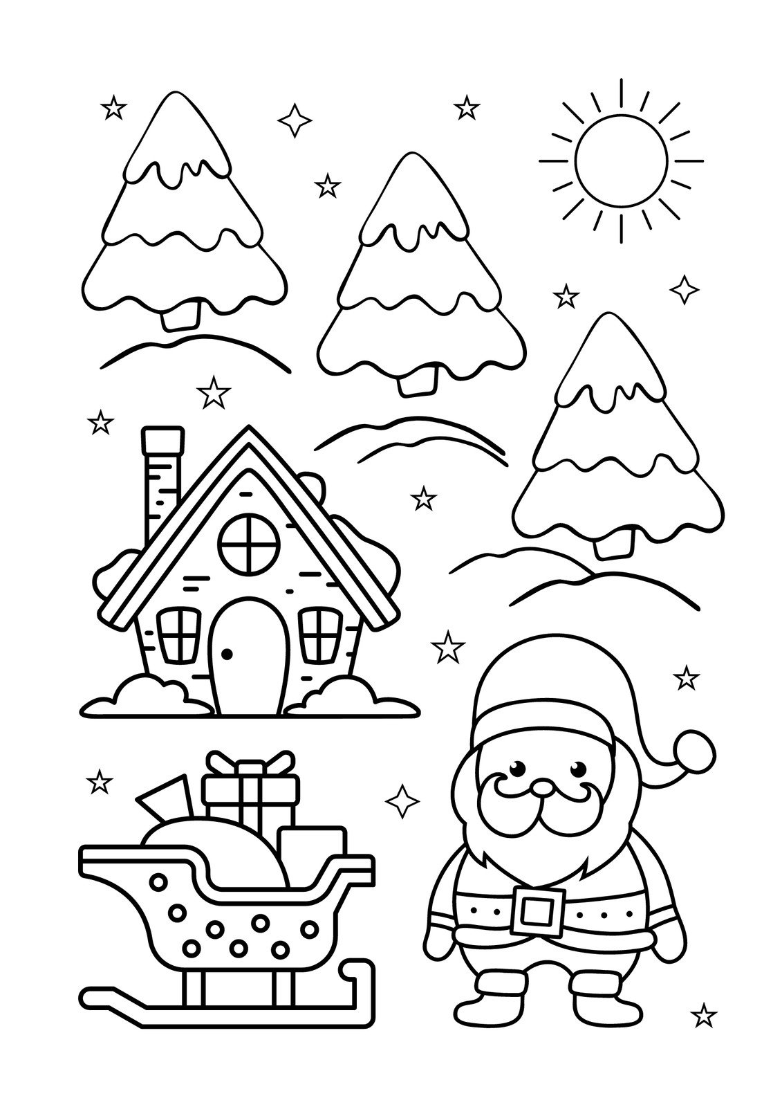 Customize 16 Winter Coloring Pages Templates Online Canva Customize 16 Winter Coloring Pages Templates Online Canva