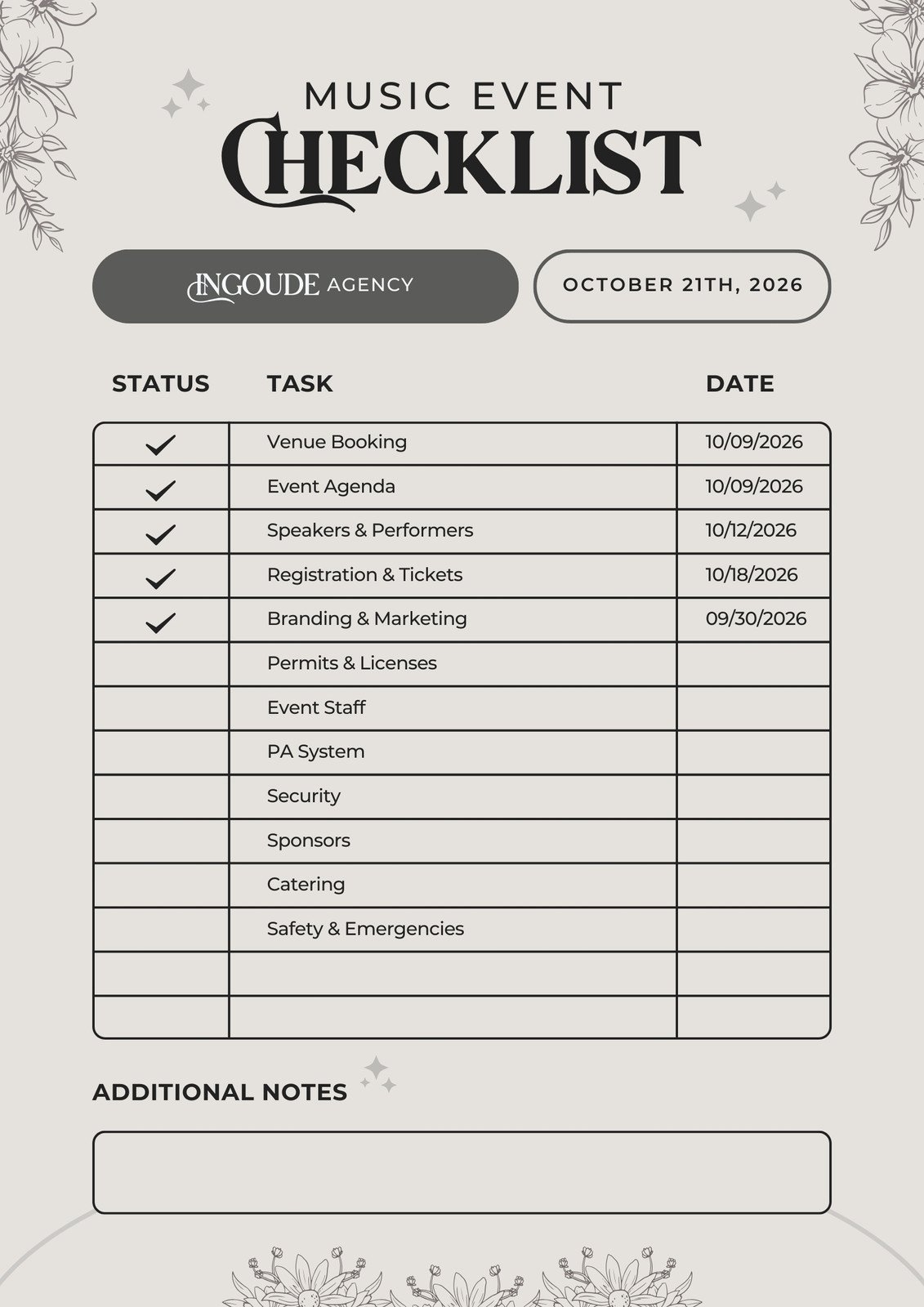 Customize 31 Event Checklist Templates Online Canva
