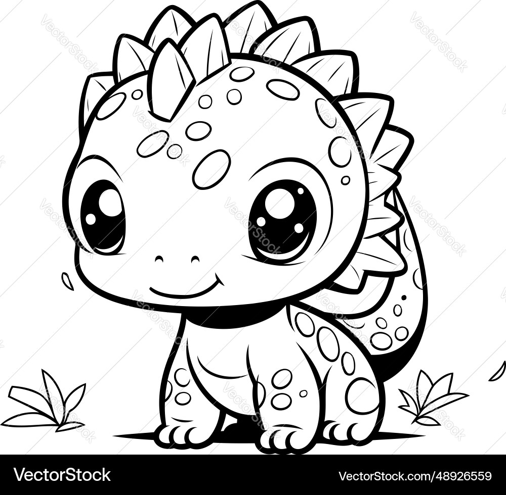 cute dino coloring pages