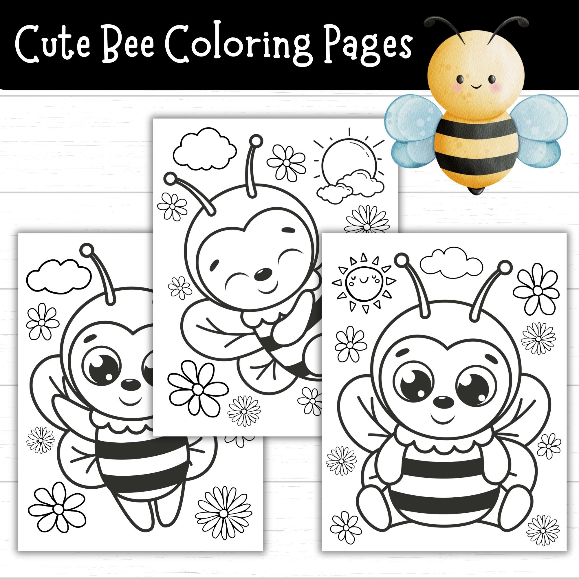 bee coloring pages bee coloring pages