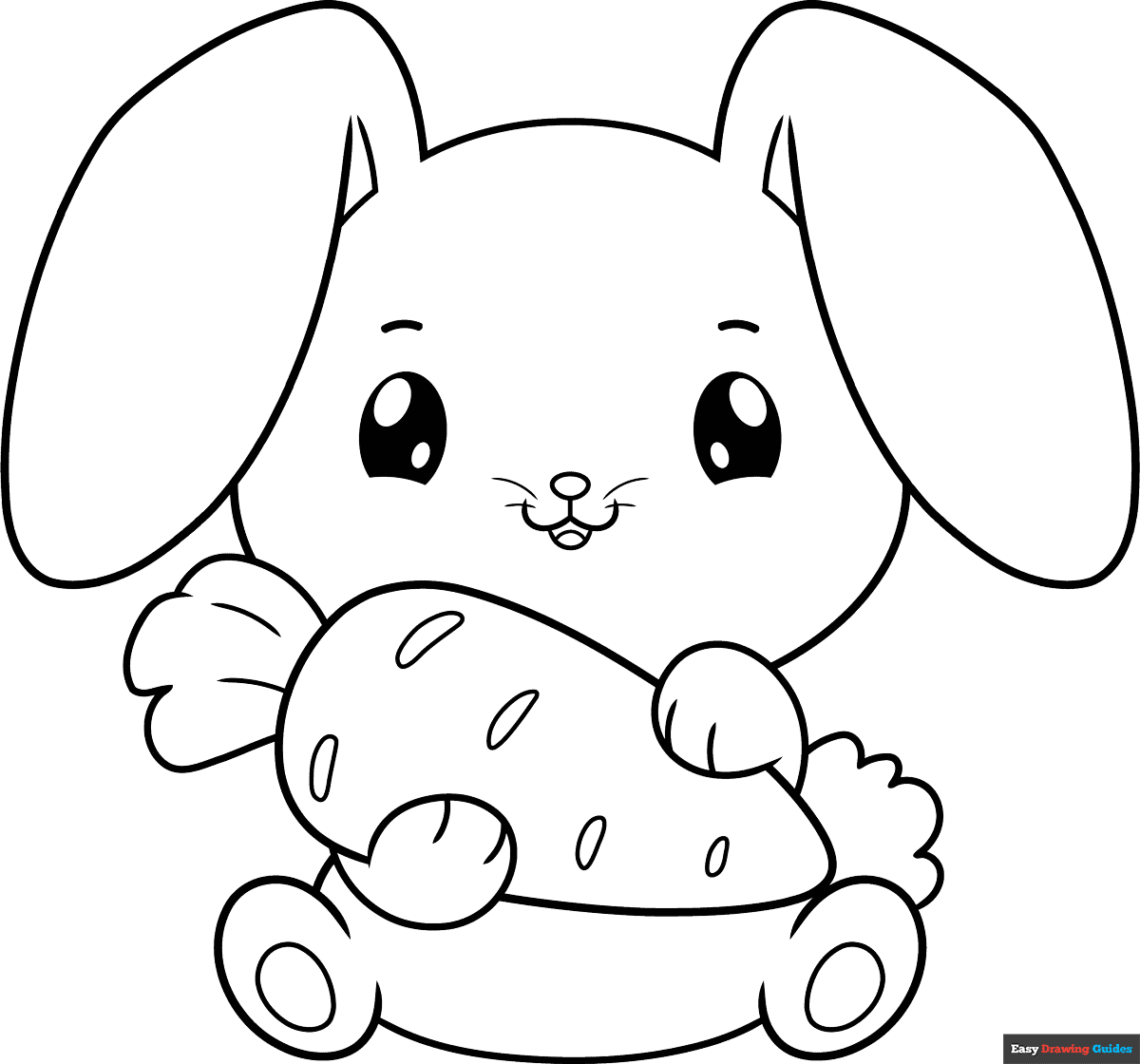 cute bunny coloring pages