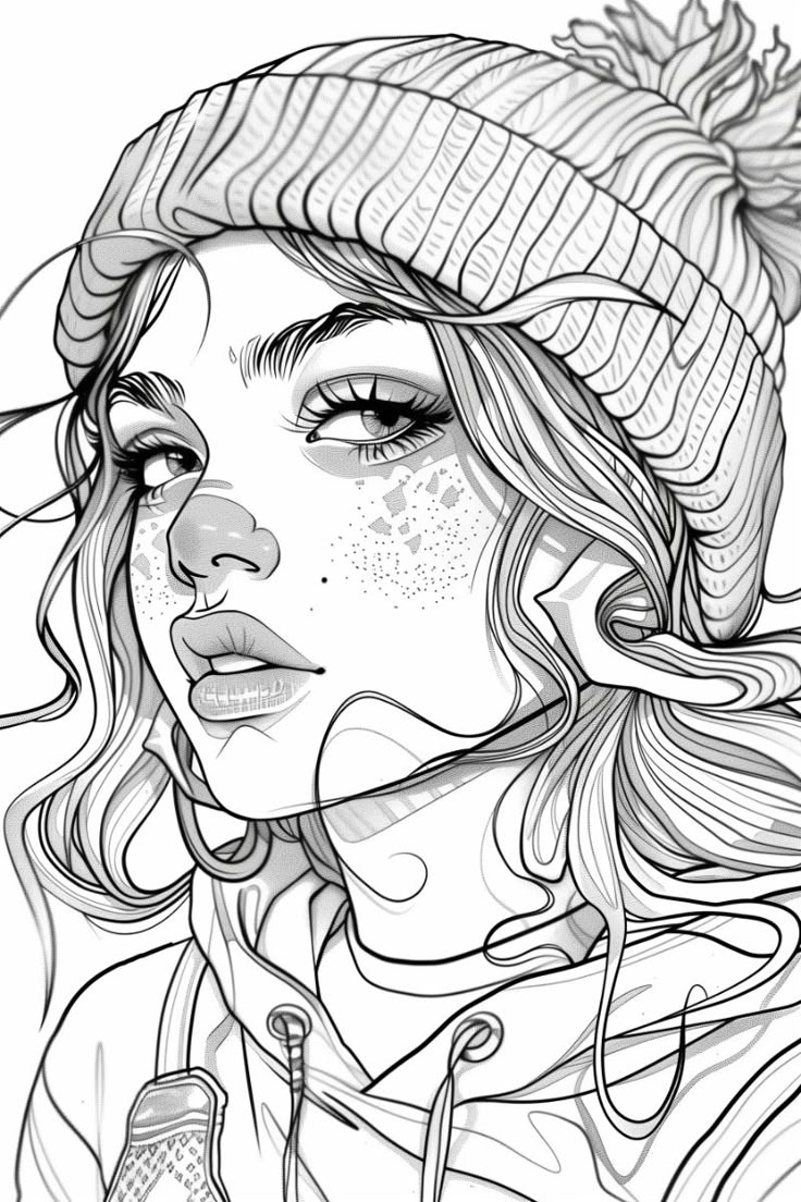 person coloring page