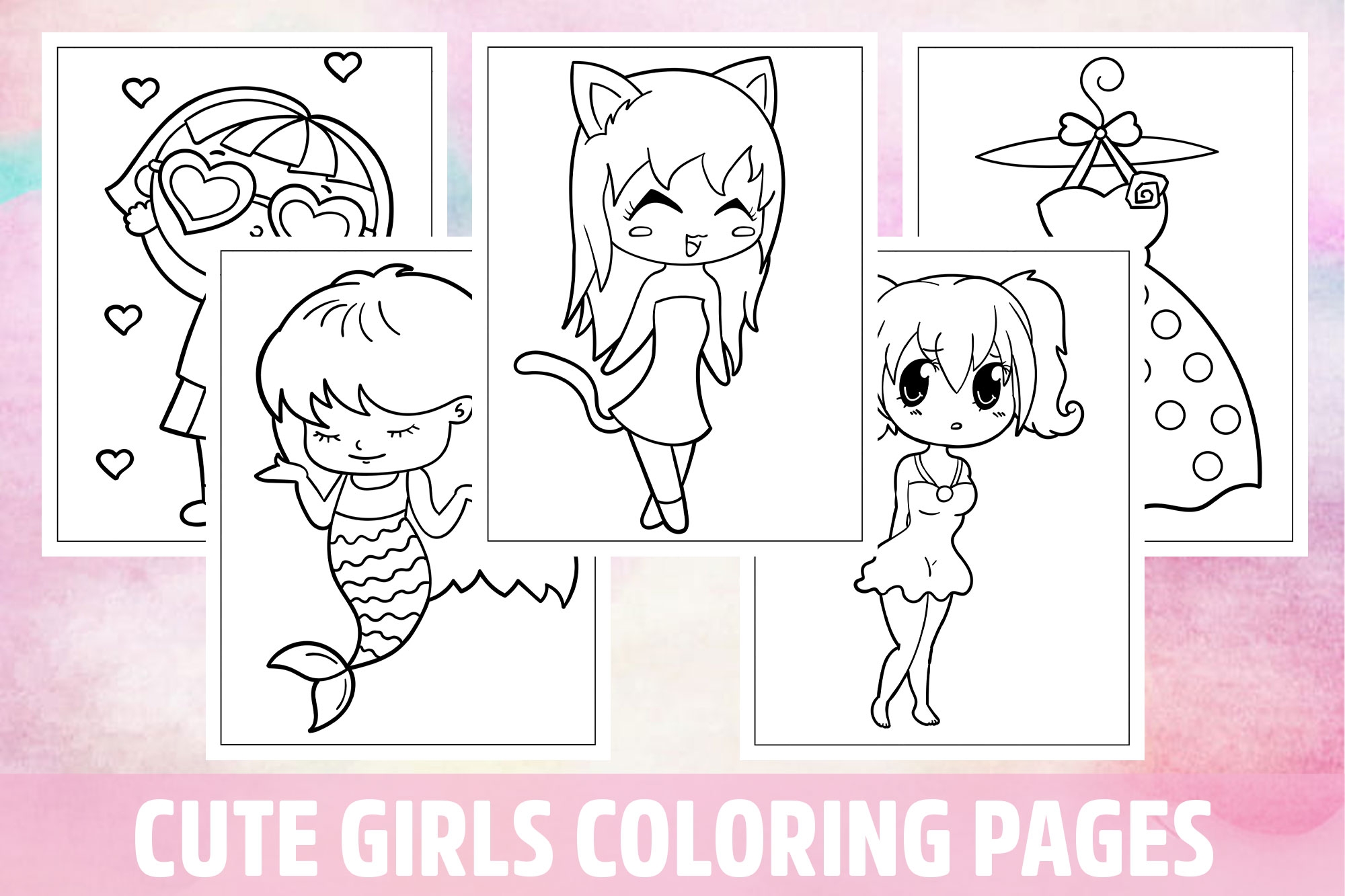 girl coloring page