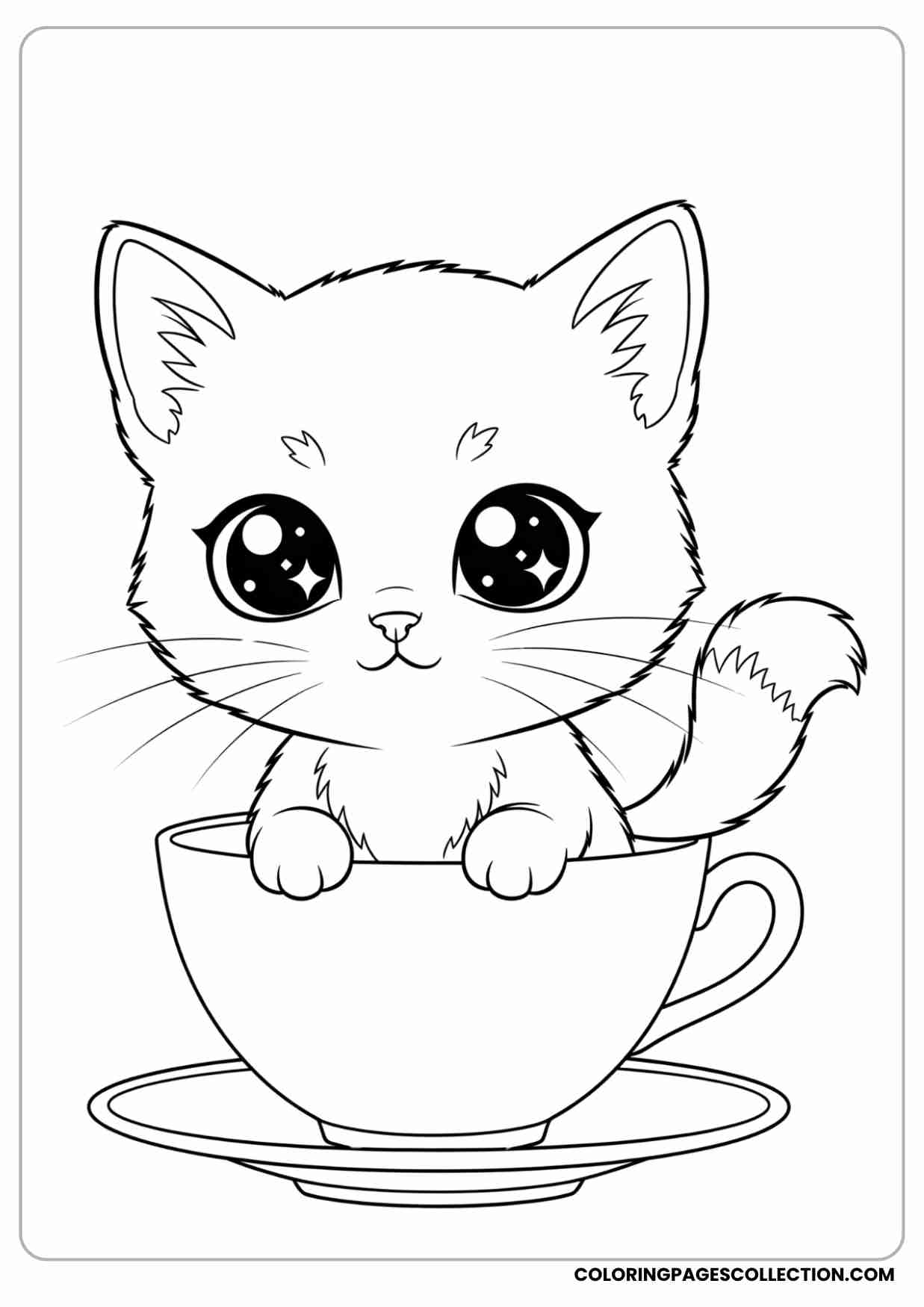 kitten coloring pages printable kitten coloring pages printable