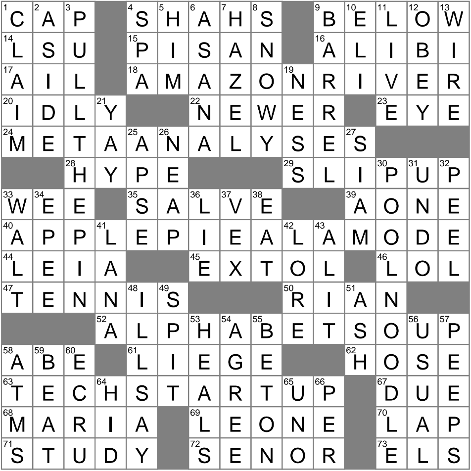 Darn Tootin Crossword Clue Archives LAXCrossword