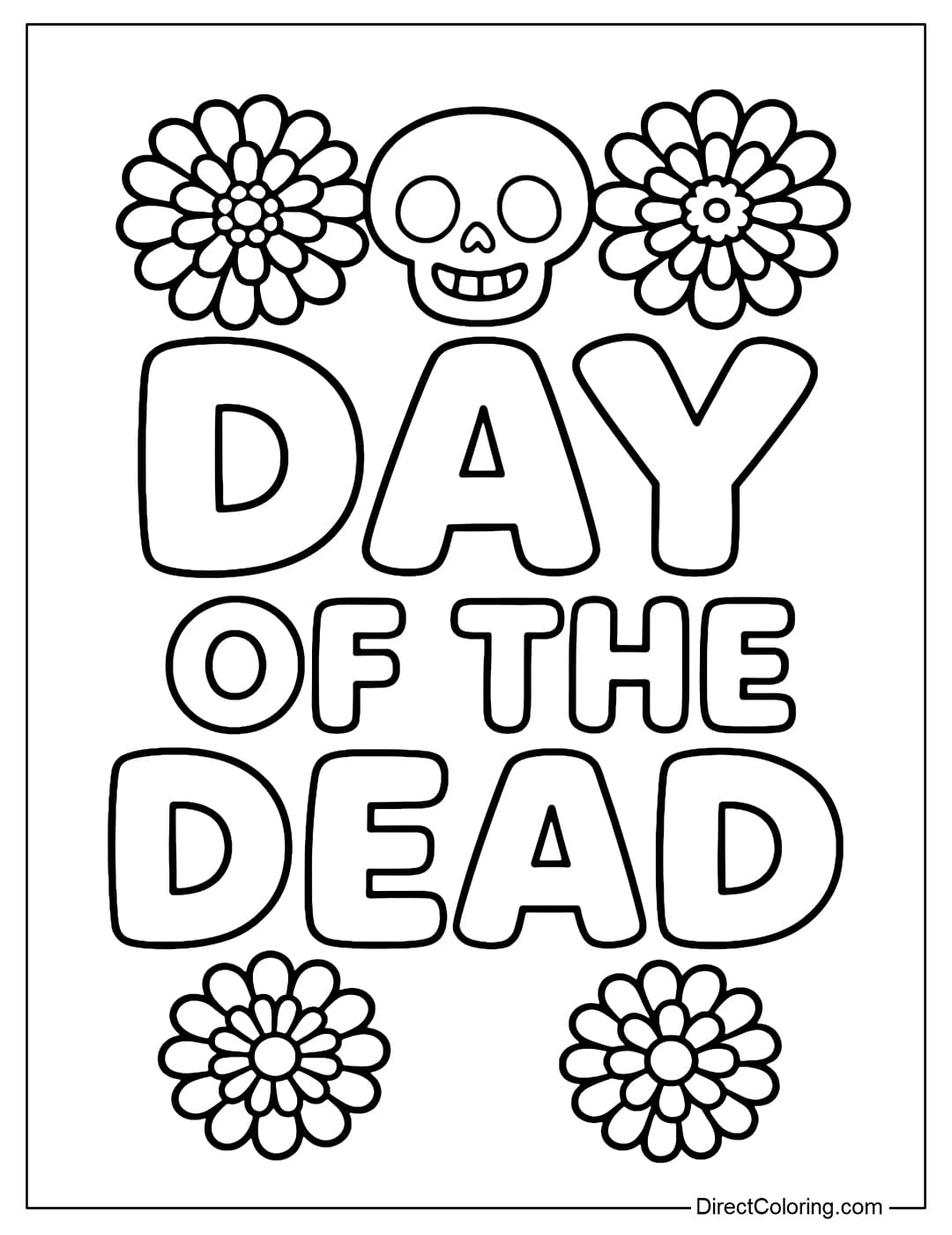 Day Of The Dead Coloring Pages Free PDF To Download And Print Day Of The Dead Coloring Pages Free PDF To Download And Print