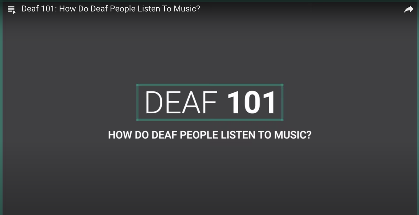 do deaf people listen to music