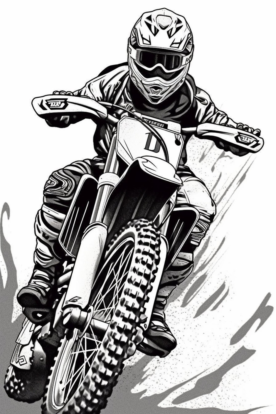 Digital Dirt Bike Coloring Pages Etsy Digital Dirt Bike Coloring Pages Etsy
