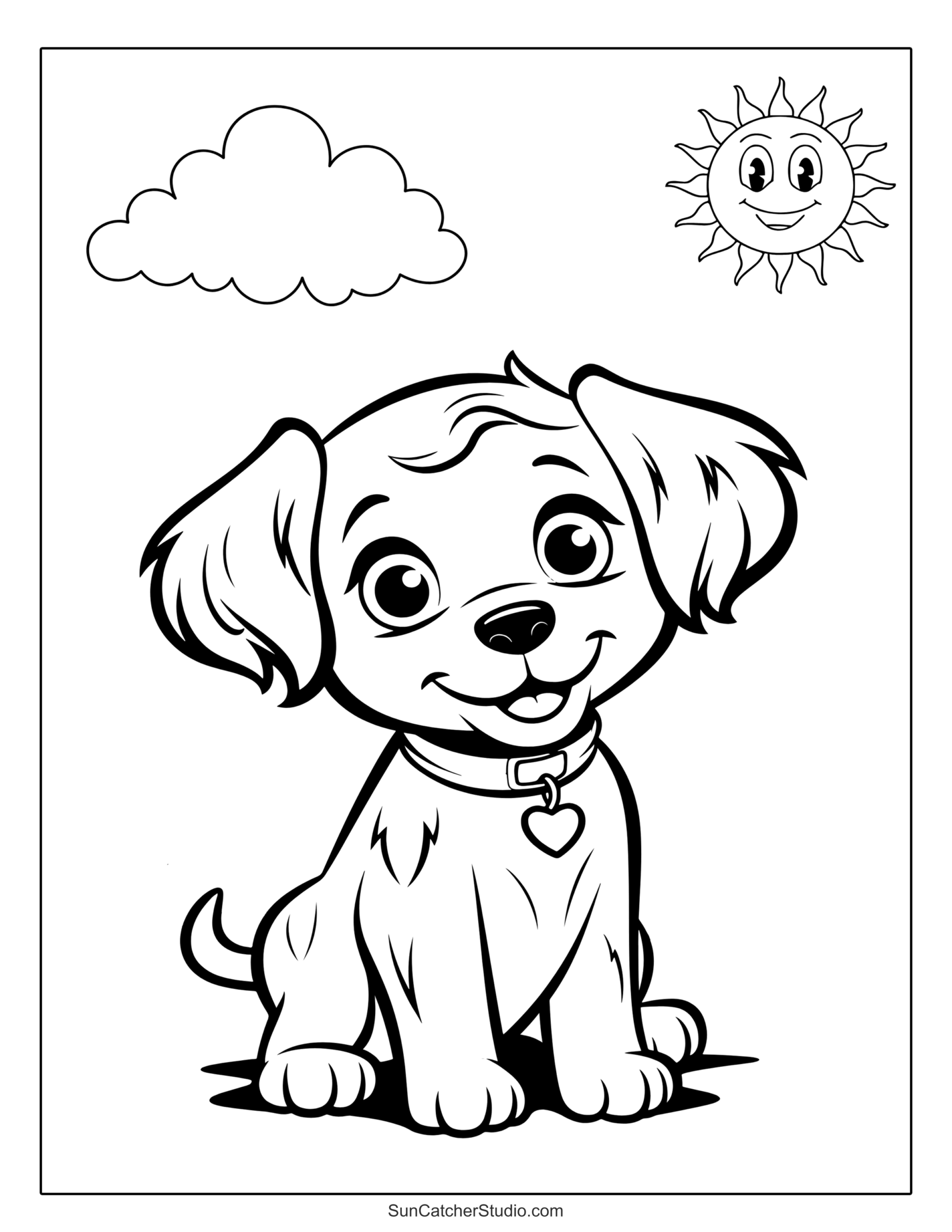 puppy dog coloring pages