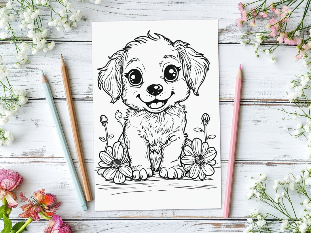 dog printable coloring pages dog printable coloring pages