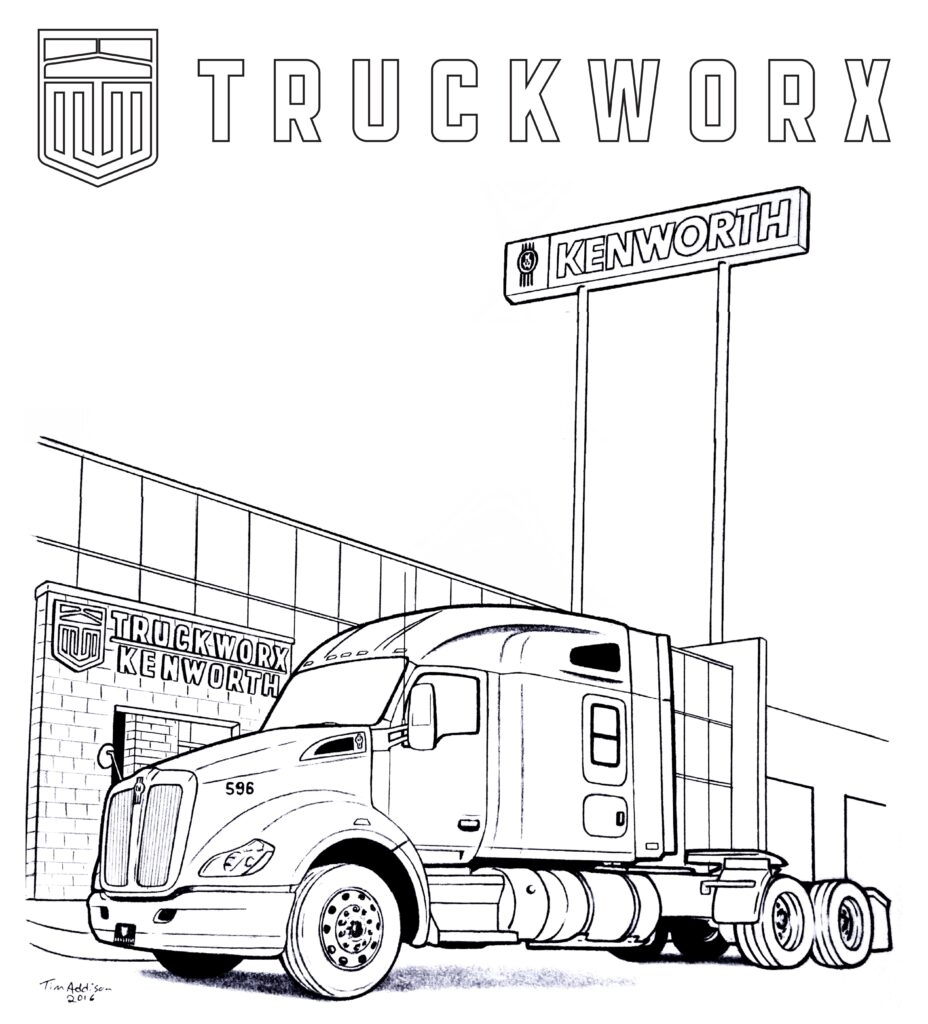 semi truck coloring pages semi truck coloring pages