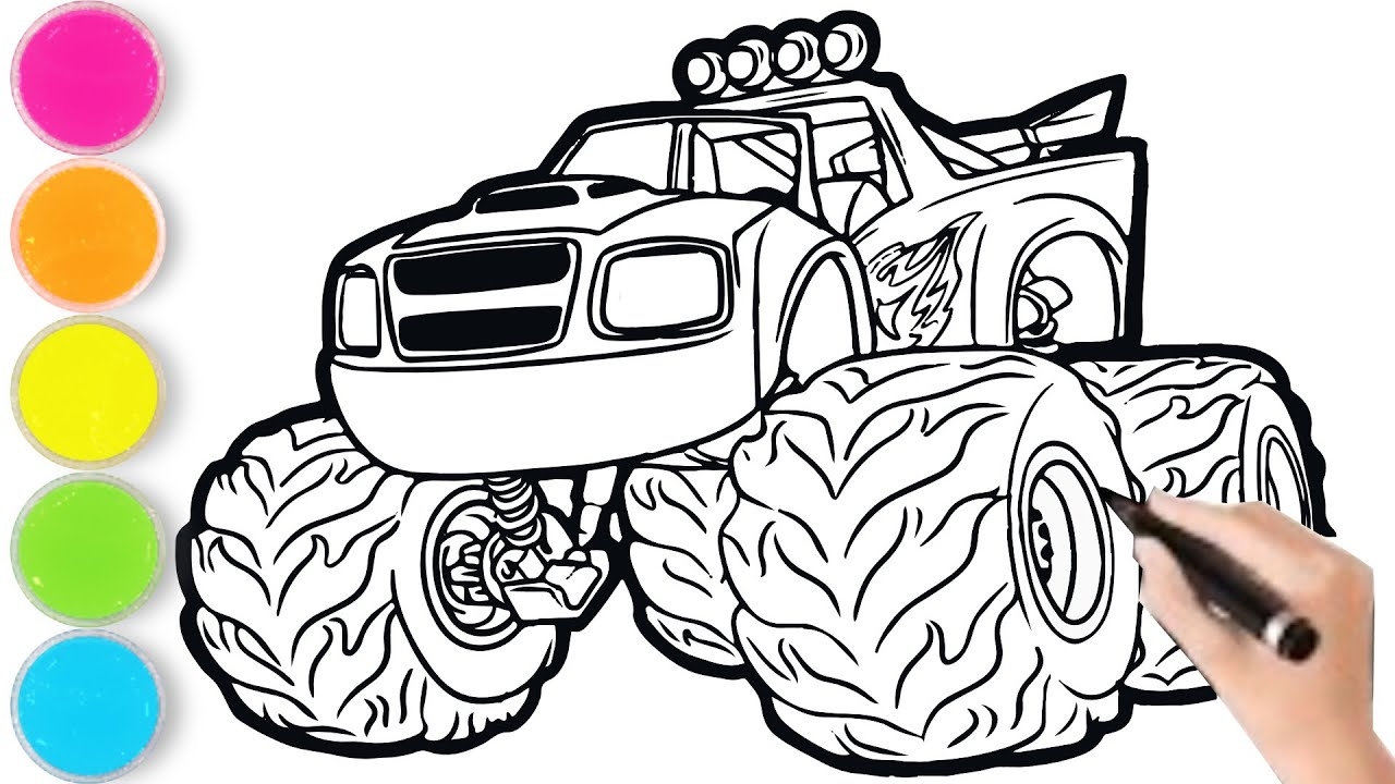 Drawing Blaze Monster Blaze And The Monster Machines Coloring Pages YouTube Drawing Blaze Monster Blaze And The Monster Machines Coloring Pages YouTube