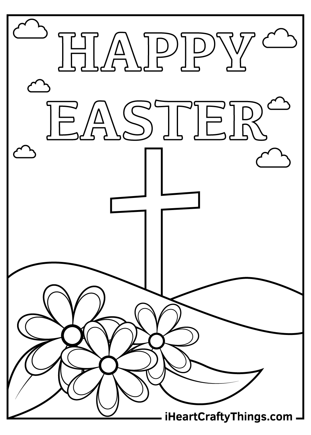 christian easter coloring pages