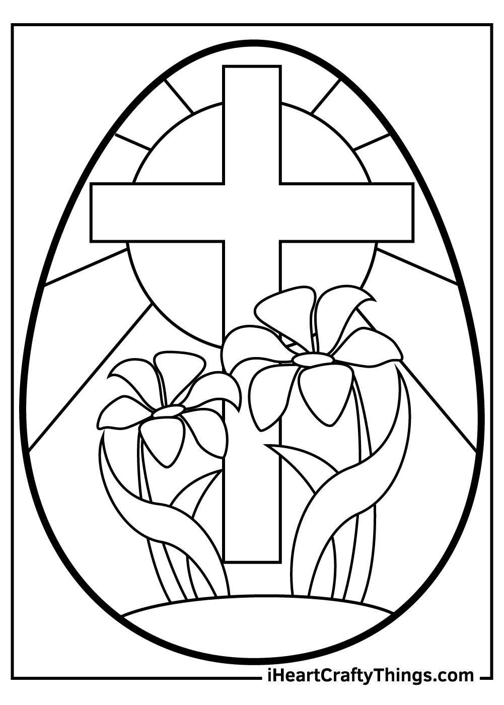 religious easter coloring pages