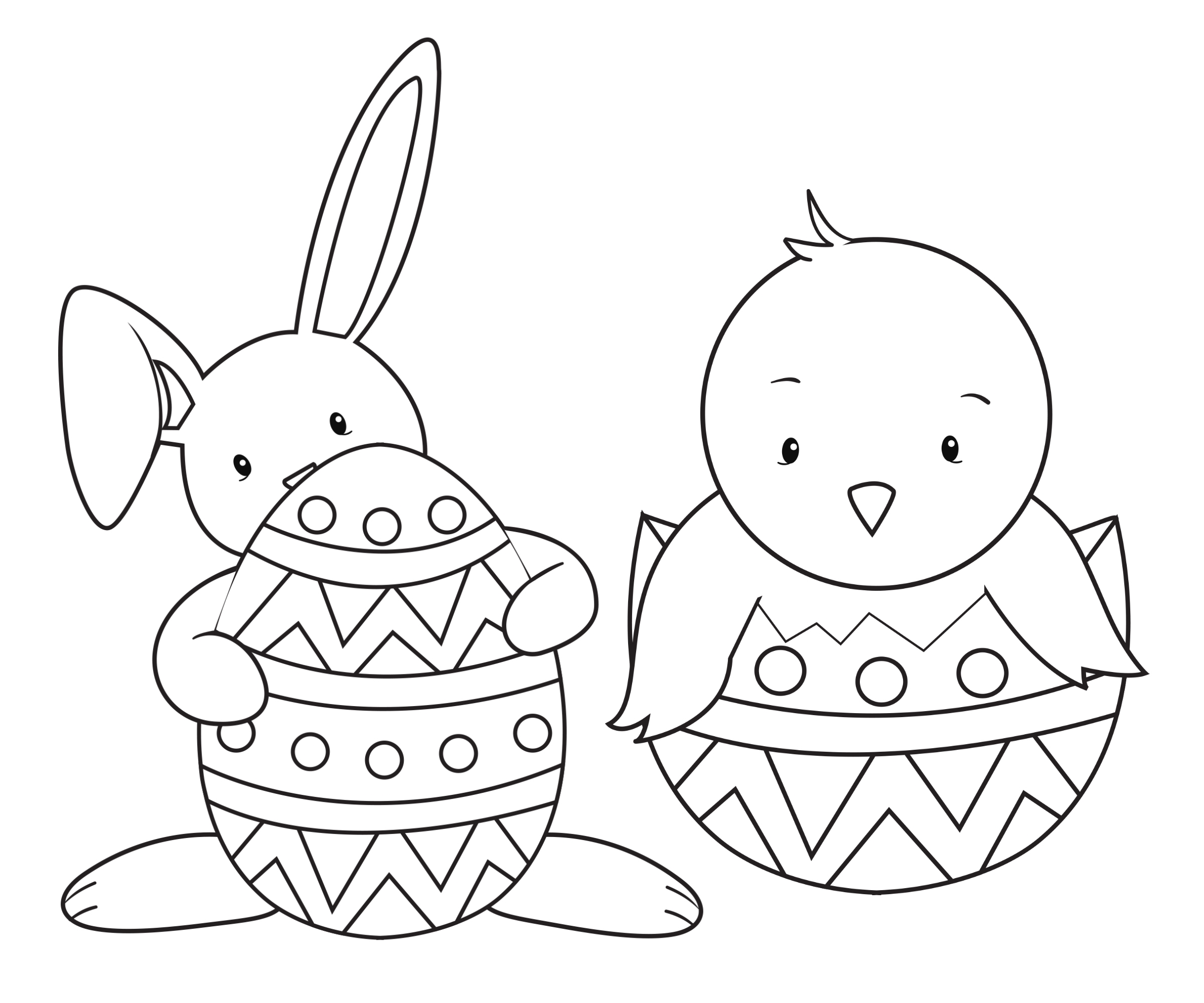 Easter Coloring Pages For Kids Crazy Little Projects
