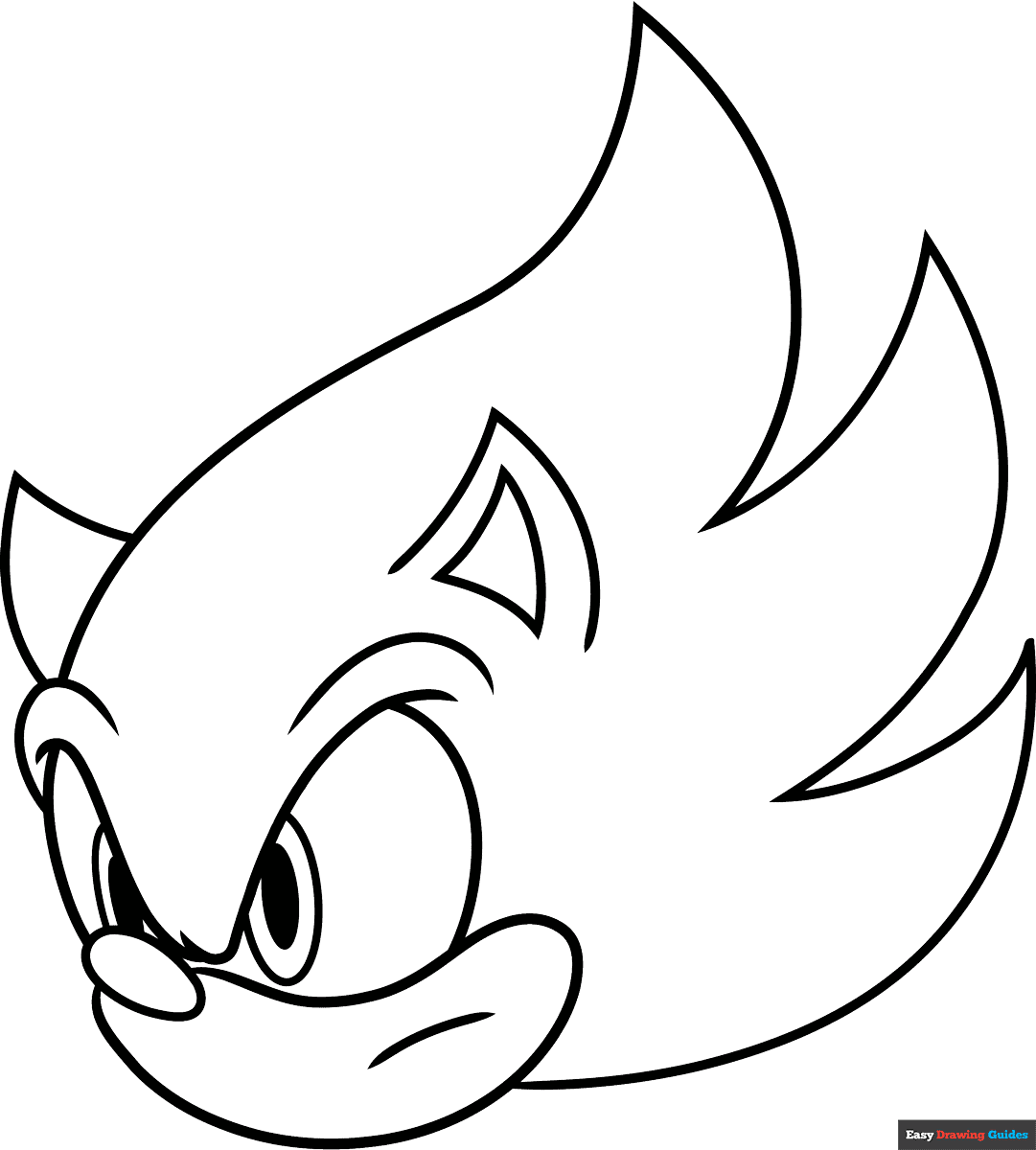 free sonic color pages