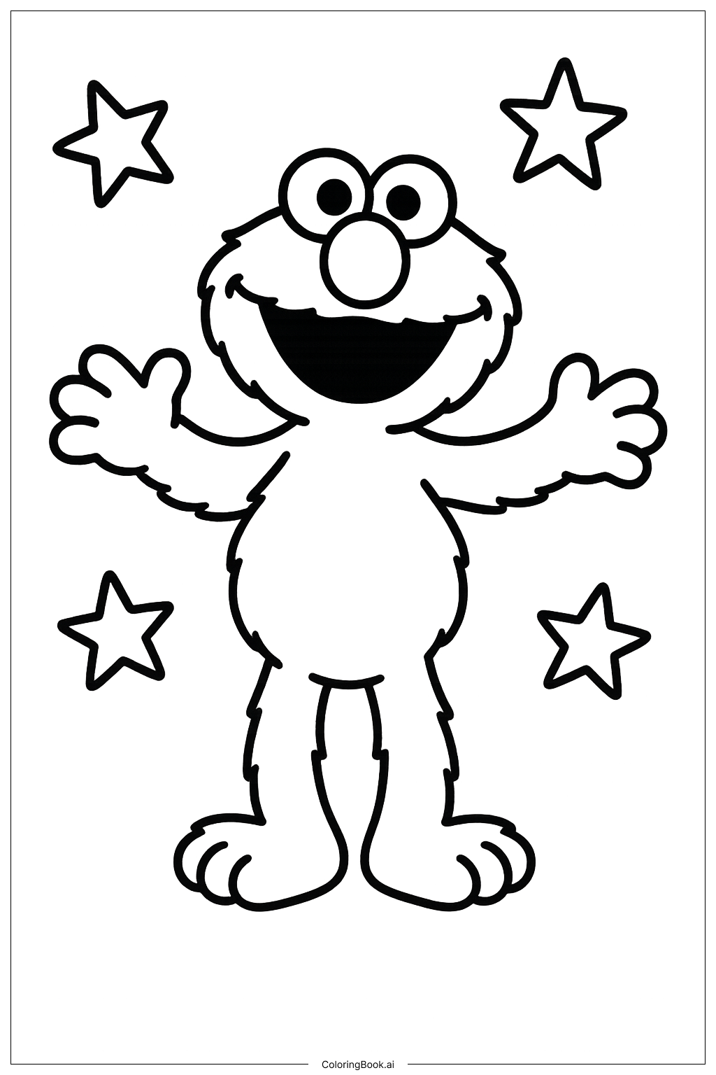 elmo coloring pages
