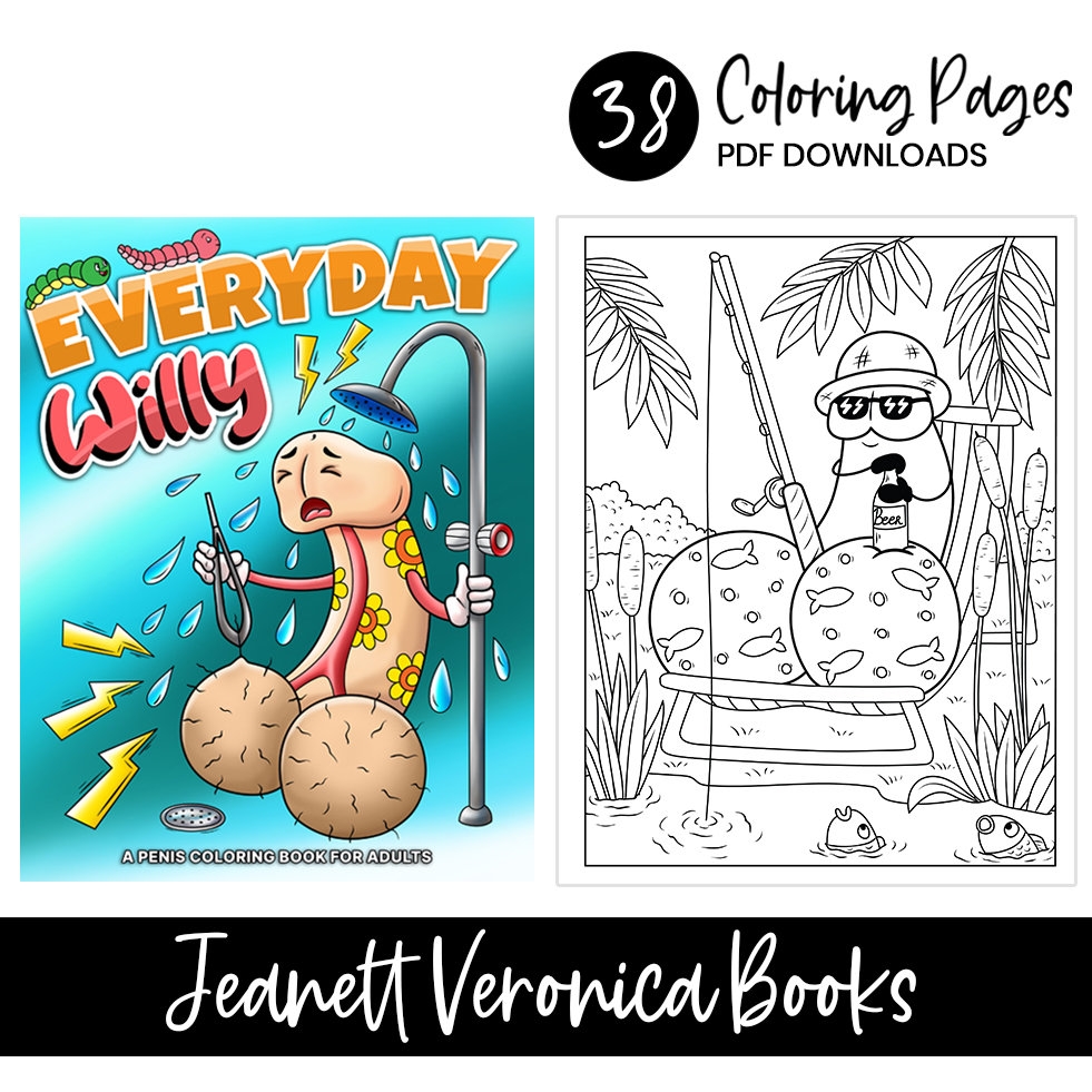 Everyday Willy Penis Coloring Book For Adults 38 Digital Coloring Pages Instant Download PDF Etsy Everyday Willy Penis Coloring Book For Adults 38 Digital Coloring Pages Instant Download PDF Etsy