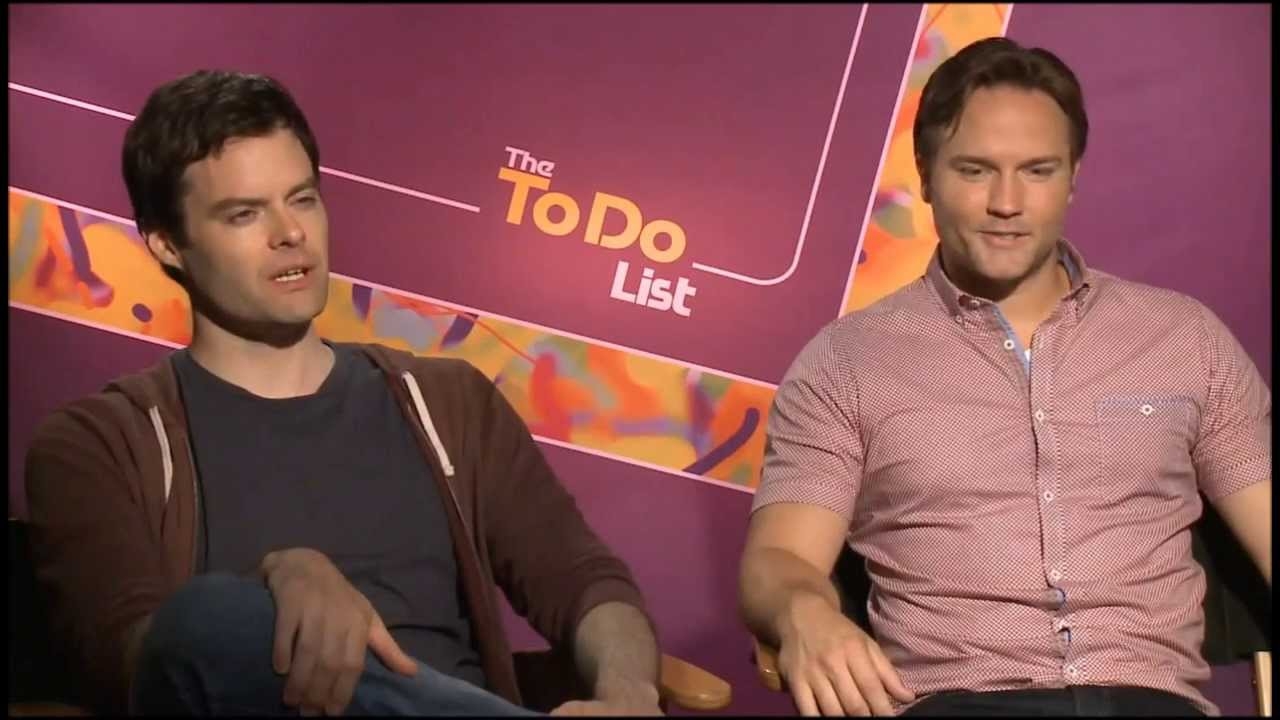 Exclusive Interview With Bill Hader And Scott Porter For The To Do List YouTube