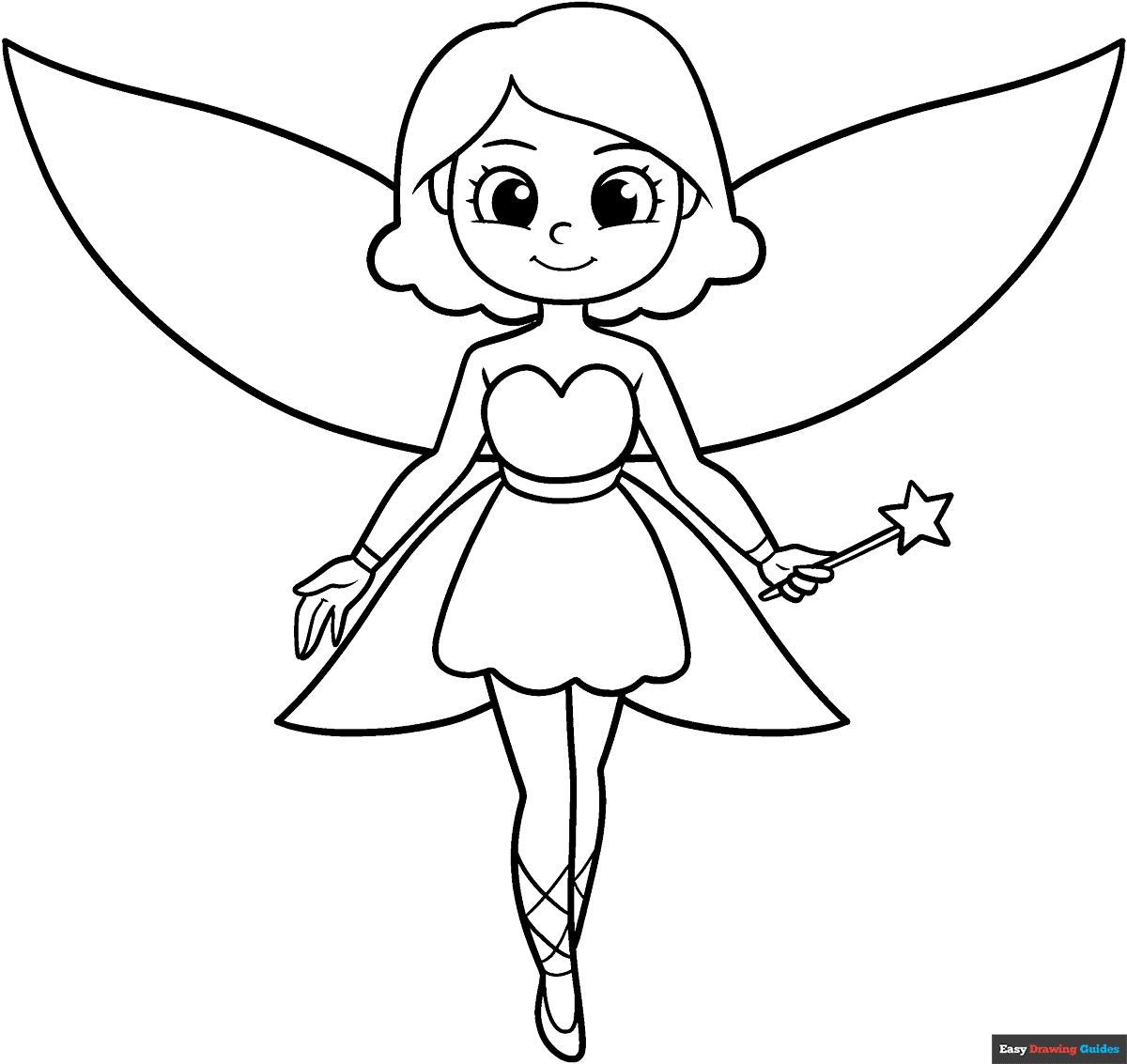 fairy coloring page