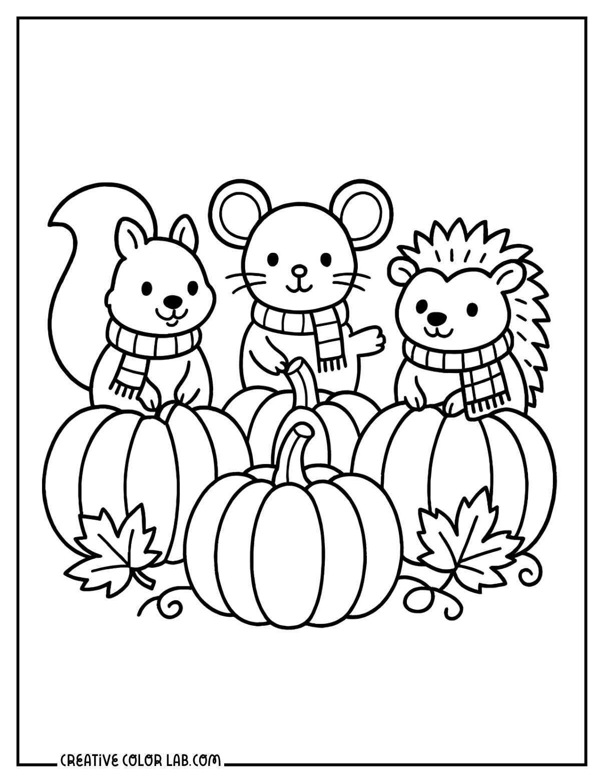 Fall Coloring Pages To Download And Print