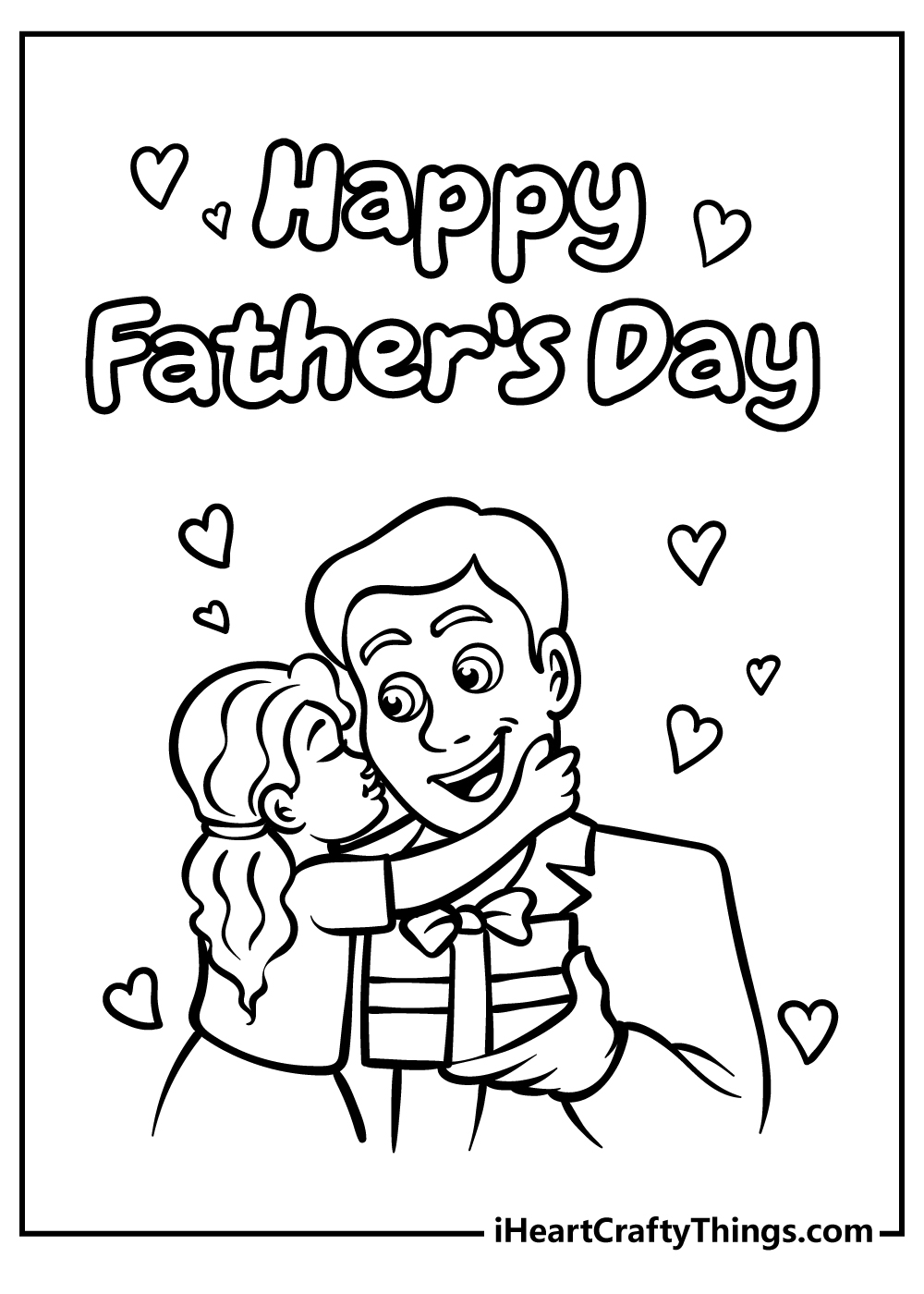 happy fathers day coloring pages