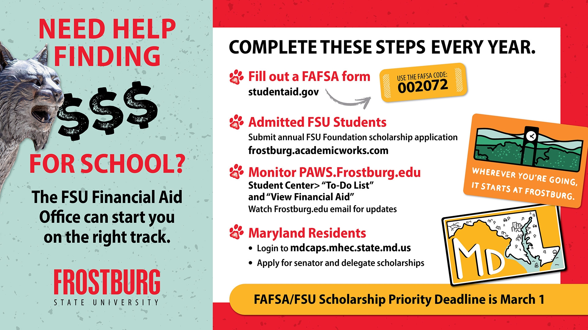 student finance to do list