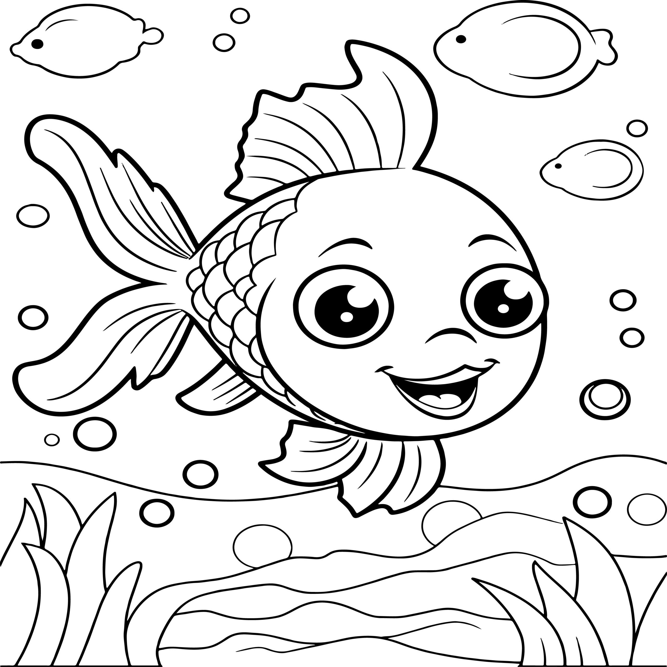 Fish Coloring Book For Kids Fish Coloring Pages Fantastic Gift For Boys Girls Made By Teachers